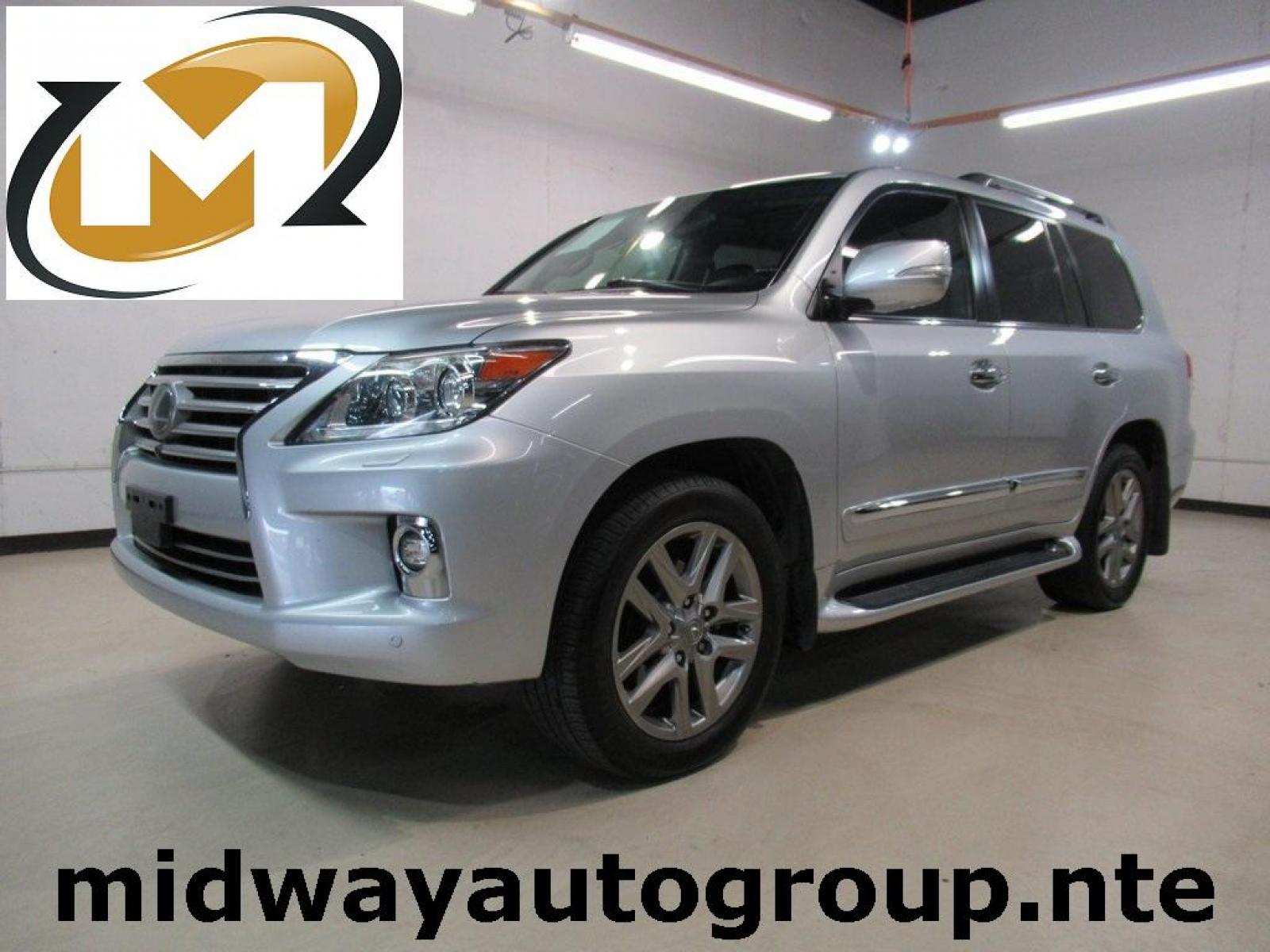 2014 Starfire Pearl /Black Lexus LX 570 (JTJHY7AXXE4) with an 5.7L V8 DOHC Dual VVT-i 32V engine, Automatic transmission, located at 15300 Midway Rd., Addison, 75001, (972) 702-0011, 32.958321, -96.838074 - HOME OF THE NO HAGGLE PRICE - WHOLESALE PRICES TO THE PUBLIC!! LX 570, 4D Sport Utility, 5.7L V8 DOHC Dual VVT-i 32V, 6-Speed Automatic with Sequential Shift ECT, 4WD, Black Leather.<br><br>2014 Lexus LX 570<br><br>Recent Arrival!<br><br>Awards:<br> * 2014 KBB.com Best Resale Value Awards * 2014 - Photo #0