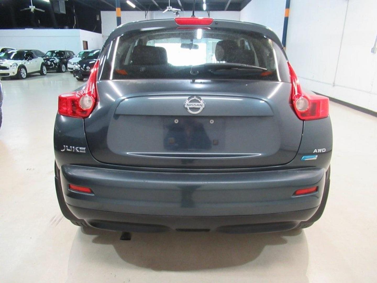 2013 Graphite Blue /Black Nissan Juke S (JN8AF5MV7DT) with an 1.6L I4 DOHC 16V engine, CVT transmission, located at 15300 Midway Rd., Addison, TX, 75001, (972) 702-0011, 32.958321, -96.838074 - Photo#6
