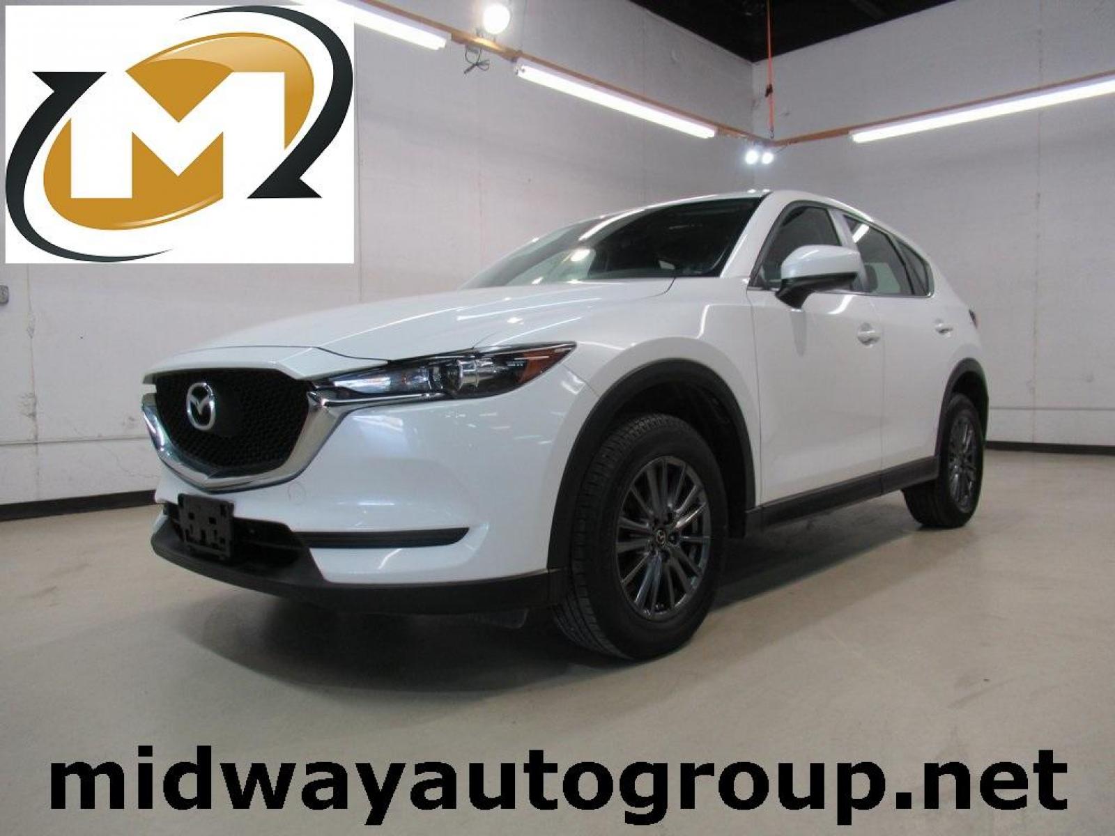 2019 Snowflake White Pearl Mica /Black Mazda CX-5 Sport (JM3KFABM5K0) with an SKYACTIV 2.5L 4-Cylinder DOHC 16V engine, Automatic transmission, located at 15300 Midway Rd., Addison, 75001, (972) 702-0011, 32.958321, -96.838074 - Photo #0
