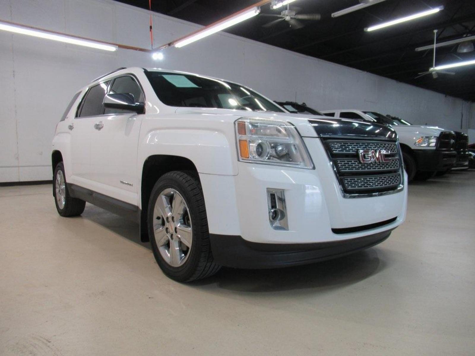 2015 Summit White /Jet Black GMC Terrain SLT-1 (2GKALSEK7F6) with an 2.4L 4-Cylinder SIDI DOHC VVT engine, Automatic transmission, located at 15300 Midway Rd., Addison, 75001, (972) 702-0011, 32.958321, -96.838074 - HOME OF THE NO HAGGLE PRICE - WHOLESALE PRICES TO THE PUBLIC!! Terrain SLT-1, 4D Sport Utility, 2.4L 4-Cylinder SIDI DOHC VVT, 6-Speed Automatic, FWD, Summit White, Jet Black Leather.<br><br>Summit White 2015 GMC Terrain SLT-1<br><br>Recent Arrival! 22/32 City/Highway MPG<br><br>Awards:<br> * JD Po - Photo #1