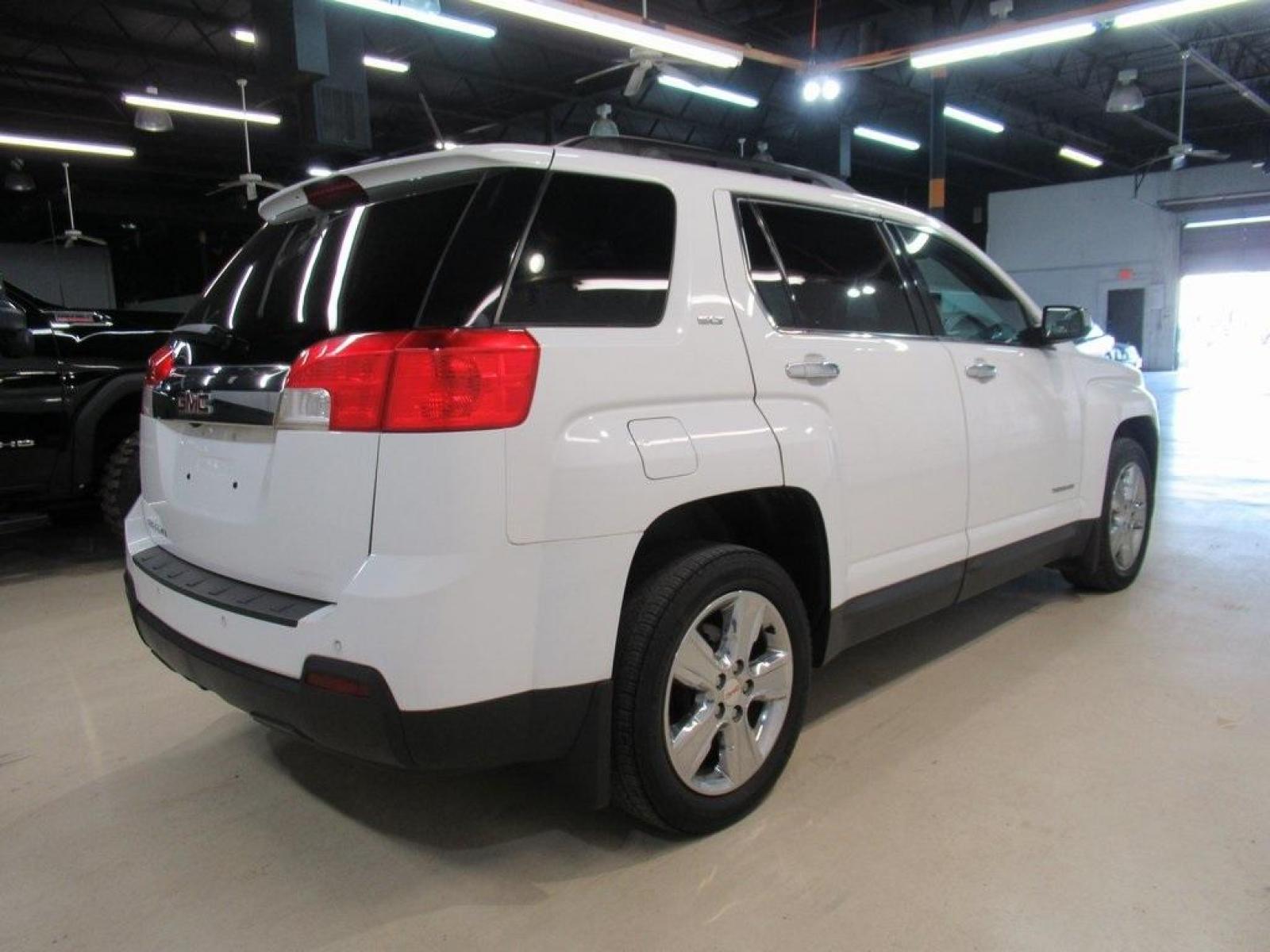 2015 Summit White /Jet Black GMC Terrain SLT-1 (2GKALSEK7F6) with an 2.4L 4-Cylinder SIDI DOHC VVT engine, Automatic transmission, located at 15300 Midway Rd., Addison, 75001, (972) 702-0011, 32.958321, -96.838074 - HOME OF THE NO HAGGLE PRICE - WHOLESALE PRICES TO THE PUBLIC!! Terrain SLT-1, 4D Sport Utility, 2.4L 4-Cylinder SIDI DOHC VVT, 6-Speed Automatic, FWD, Summit White, Jet Black Leather.<br><br>Summit White 2015 GMC Terrain SLT-1<br><br>Recent Arrival! 22/32 City/Highway MPG<br><br>Awards:<br> * JD Po - Photo #2