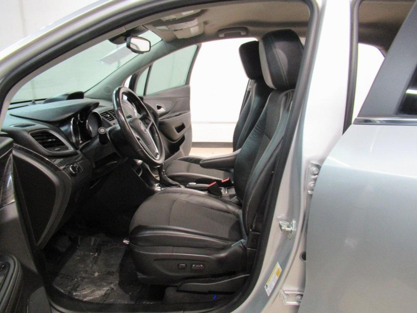 2016 Quicksilver Metallic /ebony Buick Encore Base (KL4CJASB2GB) with an ECOTEC 1.4L I4 SMPI DOHC Turbocharged VVT engine, Automatic transmission, located at 15300 Midway Rd., Addison, 75001, (972) 702-0011, 32.958321, -96.838074 - Photo #13