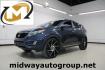 2016 Twilight Blue /Black Kia Sportage SX (KNDPC3A6XG7) with an 2.0L I4 DGI Turbocharged engine, Automatic transmission, located at 15300 Midway Rd., Addison, TX, 75001, (972) 702-0011, 32.958321, -96.838074 - Introducing the 2016 Kia Sportage SX, now available at Midway Auto Group in Addison, Texas. This compact crossover seamlessly blends sporty performance with modern features, making it an excellent choice for those seeking versatility and style.<br><br>Key Features:<br><br>Engine: 2.0L Turbocharged I - Photo#0