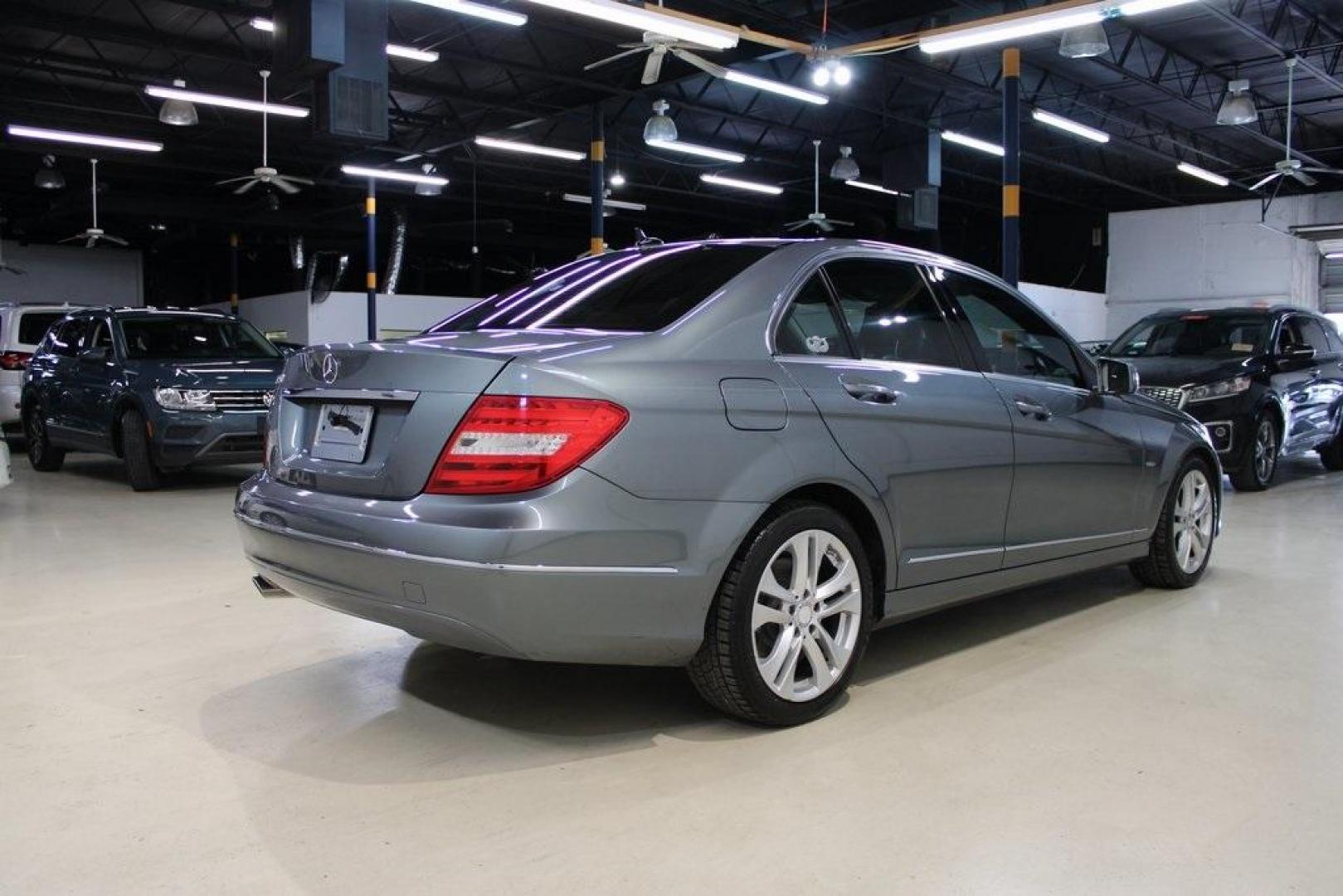 2012 Sapphire Gray Metallic /Ash Mercedes-Benz C-Class C 250 (WDDGF4HB8CR) with an 1.8L I4 DOHC 16V engine, Automatic transmission, located at 15300 Midway Rd., Addison, TX, 75001, (972) 702-0011, 32.958321, -96.838074 - HOME OF THE NO HAGGLE PRICE - WHOLESALE PRICES TO THE PUBLIC!! C 250 Luxury, 4D Sedan, 1.8L I4 DOHC 16V, 7-Speed Automatic, RWD, Gray, Ash Vinyl.<br><br>Gray 2012 Mercedes-Benz C-Class C 250<br><br>Recent Arrival! 21/31 City/Highway MPG<br><br><br>At Midway Auto Group, we strive to provide you with - Photo#2