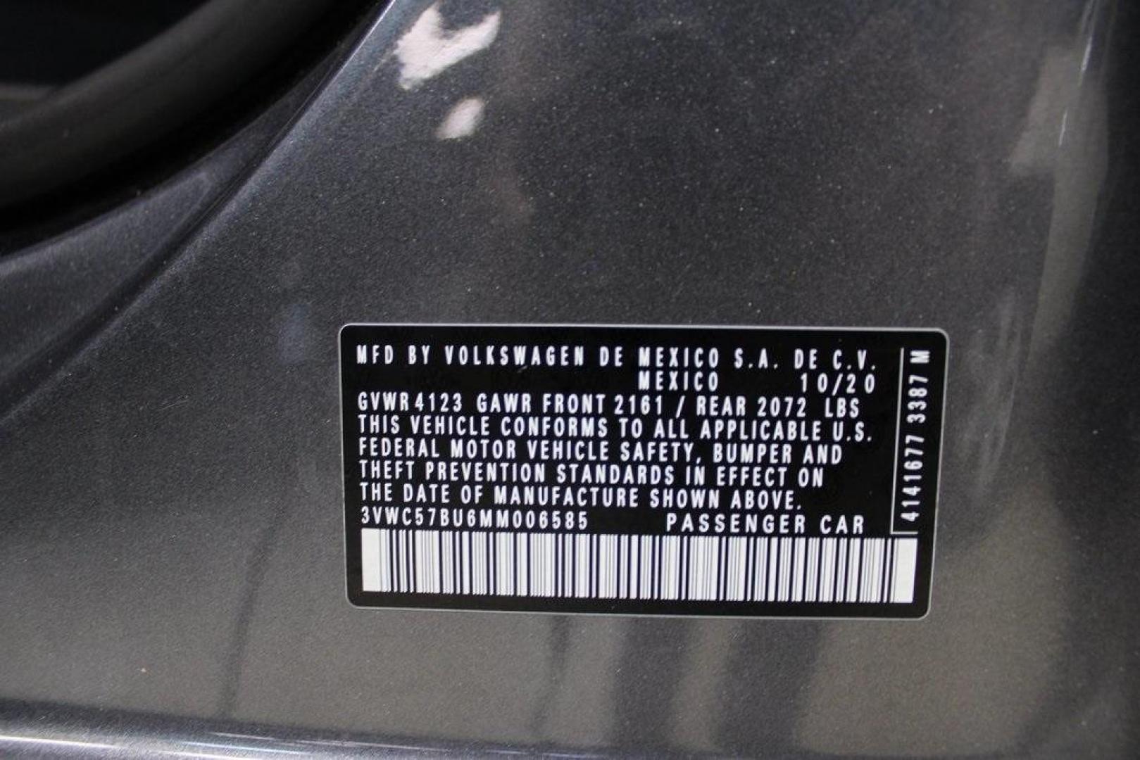 2021 Pyrite Silver Metallic /Storm Gray Volkswagen Jetta 1.4T S (3VWC57BU6MM) with an 1.4L TSI engine, Automatic transmission, located at 15300 Midway Rd., Addison, TX, 75001, (972) 702-0011, 32.958321, -96.838074 - HOME OF THE NO HAGGLE PRICE - WHOLESALE PRICES TO THE PUBLIC!! Jetta 1.4T S, 4D Sedan, 1.4L TSI, 8-Speed Automatic, FWD.<br><br>Pyrite Silver Metallic 2021 Volkswagen Jetta 1.4T S<br><br>29/39 City/Highway MPG<br><br><br>At Midway Auto Group, we strive to provide you with the best quality vehicles f - Photo#27