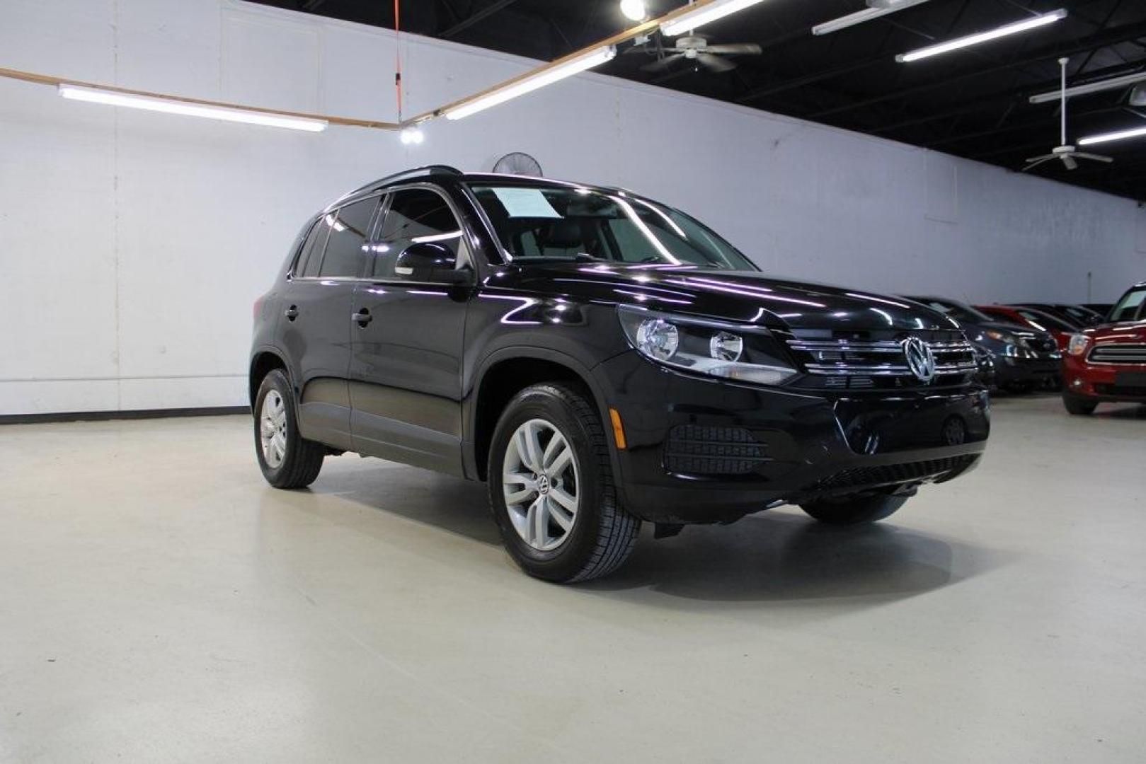 2017 Deep Black /Charcoal Black Volkswagen Tiguan 2.0T S (WVGAV7AX3HK) with an 2.0L TSI DOHC engine, Automatic transmission, located at 15300 Midway Rd., Addison, TX, 75001, (972) 702-0011, 32.958321, -96.838074 - HOME OF THE NO HAGGLE PRICE - WHOLESALE PRICES TO THE PUBLIC!! Tiguan 2.0T S, 4D Sport Utility, 2.0L TSI DOHC, 6-Speed Automatic with Tiptronic, FWD, Black, Charcoal Black w/V-Tex Leatherette Seating Surfaces.<br><br>Black 2017 Volkswagen Tiguan 2.0T S<br><br><br>At Midway Auto Group, we strive to p - Photo#1