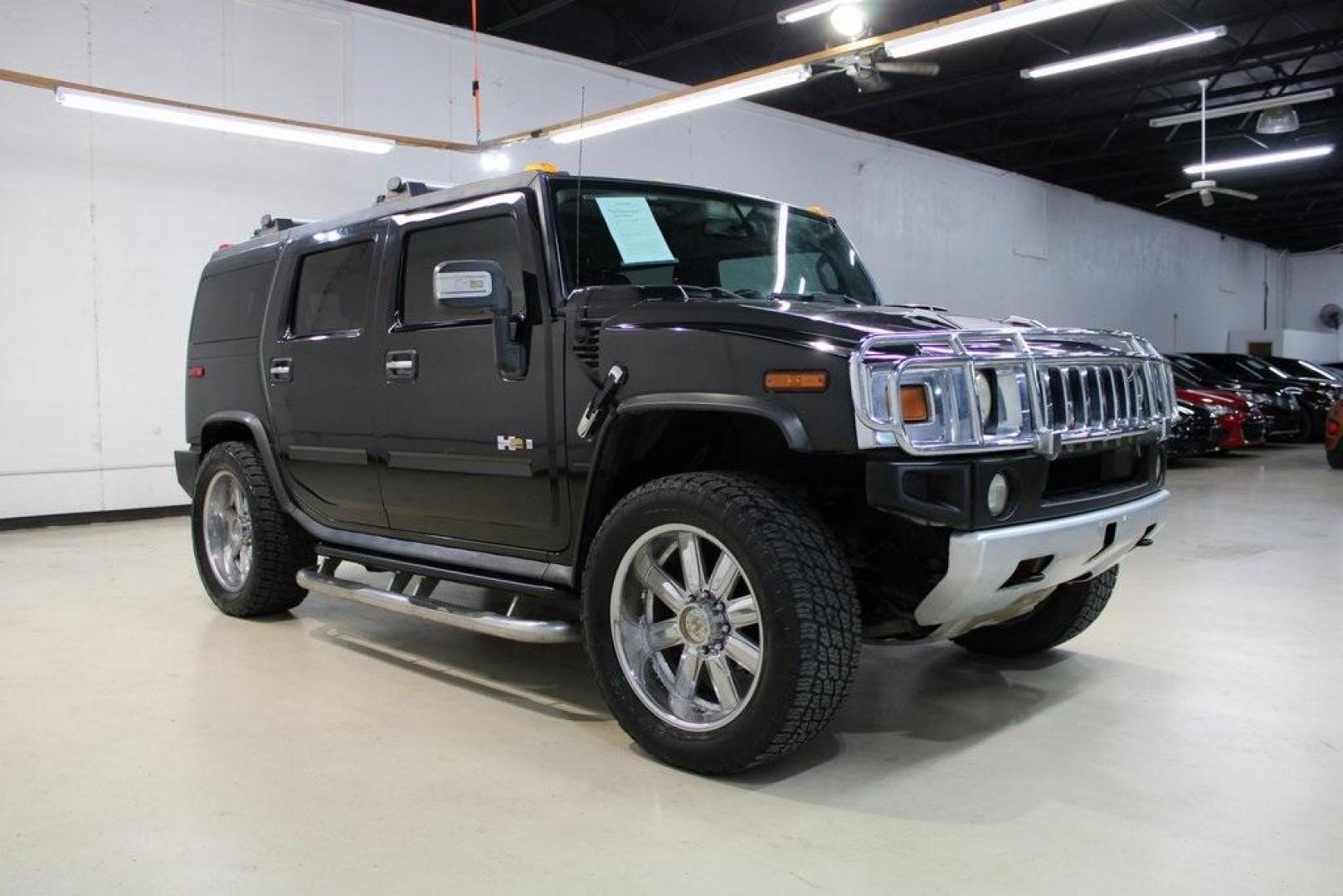 2008 Black /Ebony Hummer H2 Base (5GRGN238X8H) with an Vortec 6.2L V8 SFI engine, Automatic transmission, located at 15300 Midway Rd., Addison, TX, 75001, (972) 702-0011, 32.958321, -96.838074 - HOME OF THE NO HAGGLE PRICE - WHOLESALE PRICES TO THE PUBLIC!! 4D Sport Utility, Vortec 6.2L V8 SFI, 6-Speed Automatic HD Electronic with Overdrive, 4WD, Black, Ebony Leather.<br><br>Black 2008 Hummer H2<br><br>Recent Arrival!<br><br><br>At Midway Auto Group, we strive to provide you with the best q - Photo#6