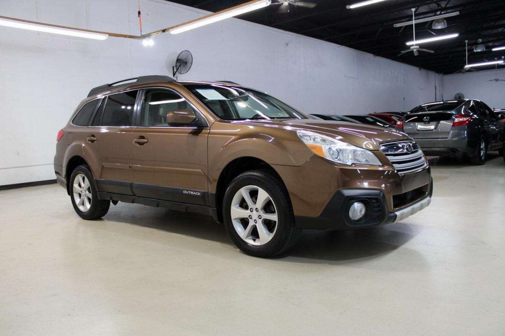 2013 Caramel Bronze Pearl /Warm Ivory Subaru Outback 2.5i (4S4BRCKC1D3) with an 2.5L 4-Cylinder DOHC 16V engine, CVT transmission, located at 15300 Midway Rd., Addison, TX, 75001, (972) 702-0011, 32.958321, -96.838074 - HOME OF THE NO HAGGLE PRICE - WHOLESALE PRICES TO THE PUBLIC!! Outback 2.5i Limited, 4D Sport Utility, 2.5L 4-Cylinder DOHC 16V, CVT Lineartronic, AWD, Caramel Bronze Pearl, Warm Ivory Leather.<br><br>Caramel Bronze Pearl 2013 Subaru Outback 2.5i<br><br>Recent Arrival! 24/30 City/Highway MPG<br><br> - Photo#6