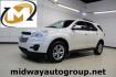 2014 White Diamond Tricoat /Jet Black Chevrolet Equinox LT (1GNALBEK5EZ) with an 2.4L 4-Cylinder SIDI DOHC engine, Automatic transmission, located at 15300 Midway Rd., Addison, TX, 75001, (972) 702-0011, 32.958321, -96.838074 - Introducing the 2014 Chevrolet Equinox LT 1LT, now available at Midway Auto Group in Addison, Texas. This versatile SUV offers a comfortable ride, ample space, and modern features, making it an excellent choice for families and individuals alike.<br><br>Key Features:<br><br>Engine: 2.4L 4-Cylinder S - Photo#0