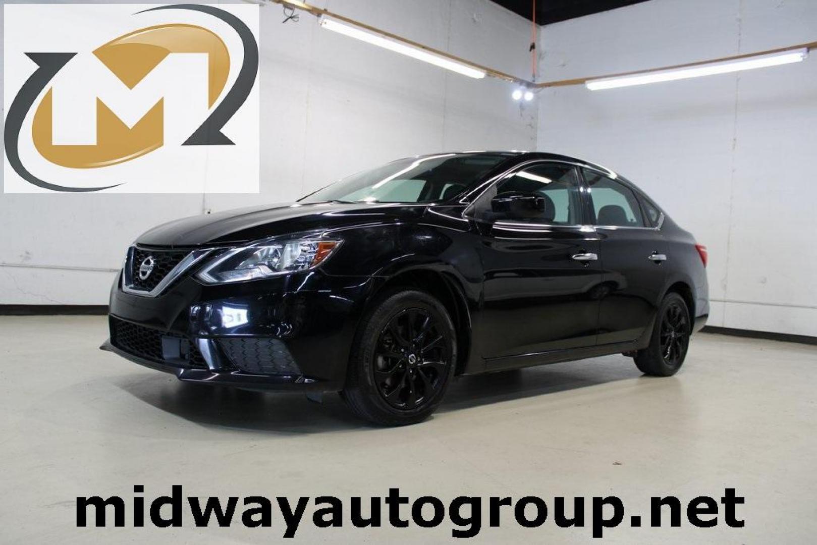 2018 Super Black /Charcoal Nissan Sentra S (3N1AB7AP0JY) with an 1.8L 4-Cylinder DOHC 16V engine, CVT transmission, located at 15300 Midway Rd., Addison, TX, 75001, (972) 702-0011, 32.958321, -96.838074 - Photo#0