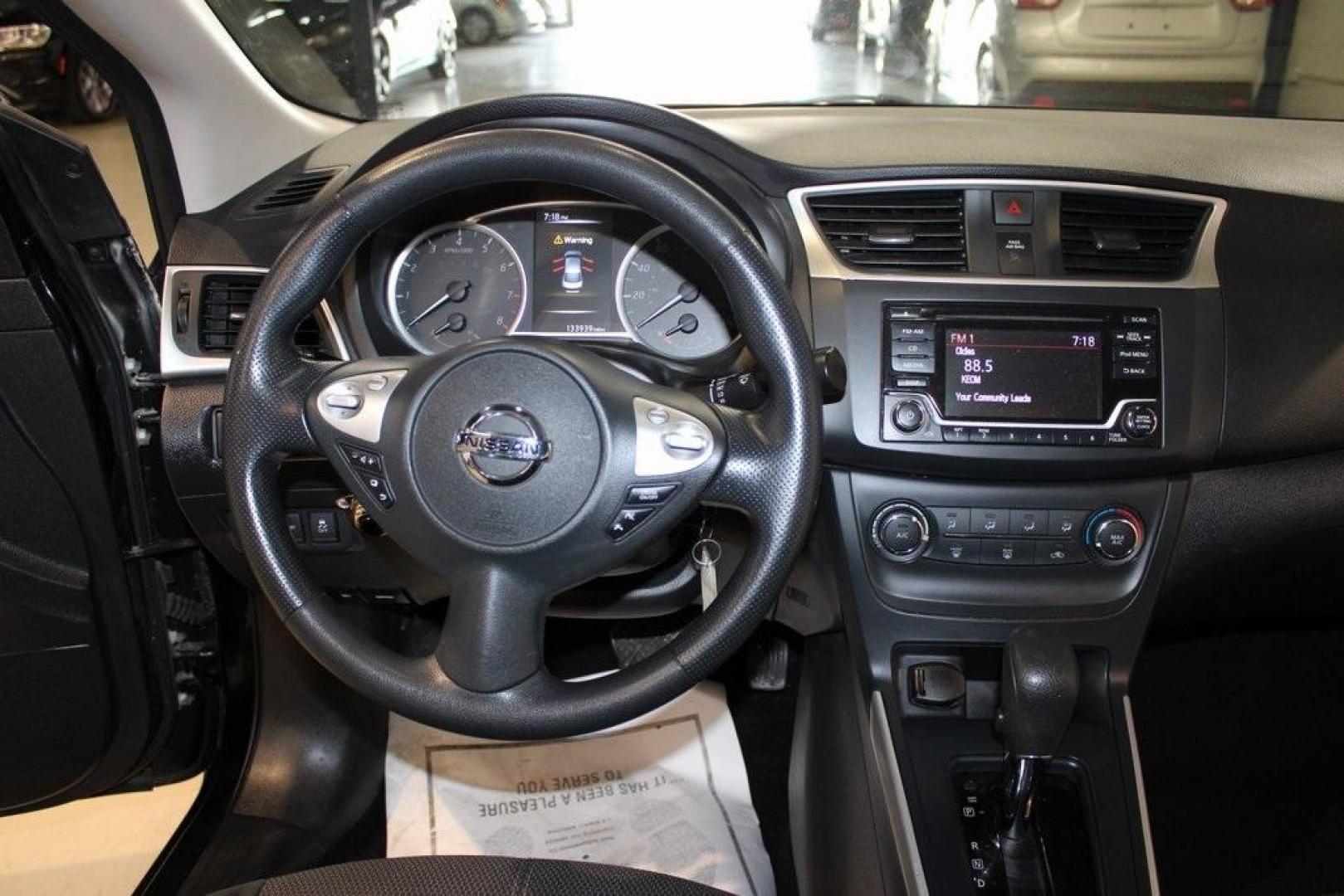 2018 Super Black /Charcoal Nissan Sentra S (3N1AB7AP0JY) with an 1.8L 4-Cylinder DOHC 16V engine, CVT transmission, located at 15300 Midway Rd., Addison, TX, 75001, (972) 702-0011, 32.958321, -96.838074 - Photo#16