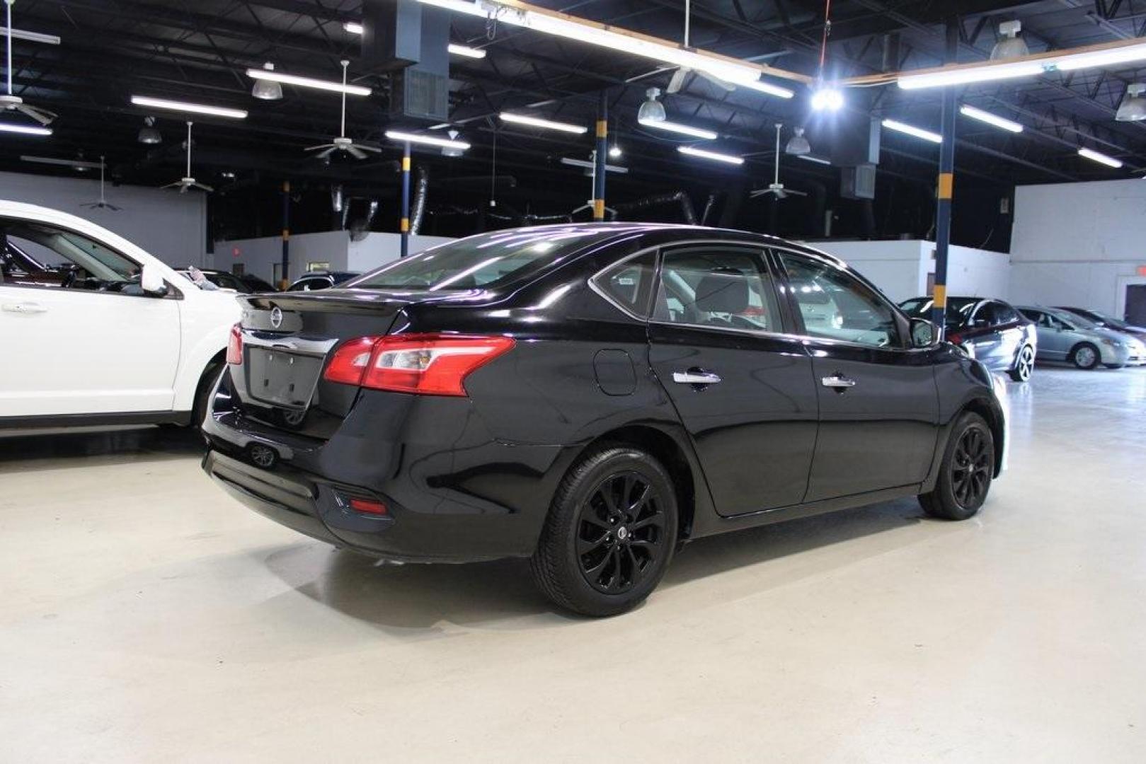 2018 Super Black /Charcoal Nissan Sentra S (3N1AB7AP0JY) with an 1.8L 4-Cylinder DOHC 16V engine, CVT transmission, located at 15300 Midway Rd., Addison, TX, 75001, (972) 702-0011, 32.958321, -96.838074 - Photo#2