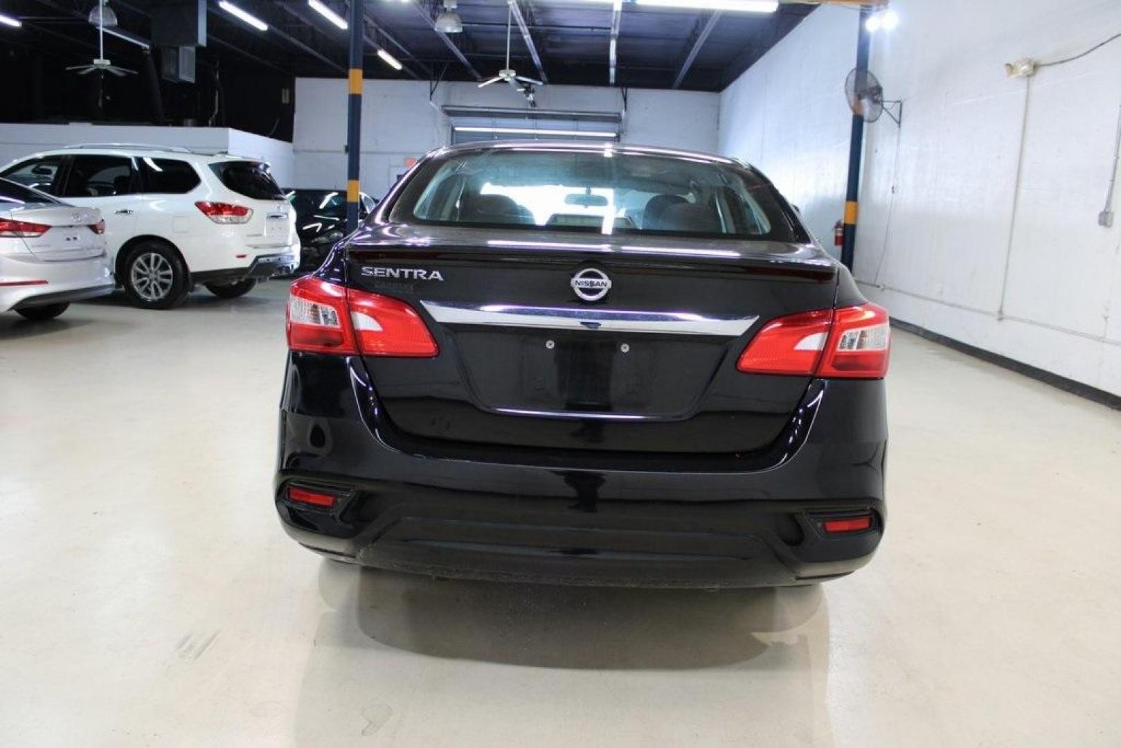 2018 Super Black /Charcoal Nissan Sentra S (3N1AB7AP0JY) with an 1.8L 4-Cylinder DOHC 16V engine, CVT transmission, located at 15300 Midway Rd., Addison, TX, 75001, (972) 702-0011, 32.958321, -96.838074 - Photo#7