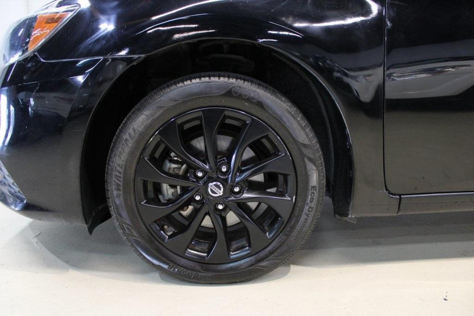 2018 Super Black /Charcoal Nissan Sentra S (3N1AB7AP0JY) with an 1.8L 4-Cylinder DOHC 16V engine, CVT transmission, located at 15300 Midway Rd., Addison, TX, 75001, (972) 702-0011, 32.958321, -96.838074 - Photo#8