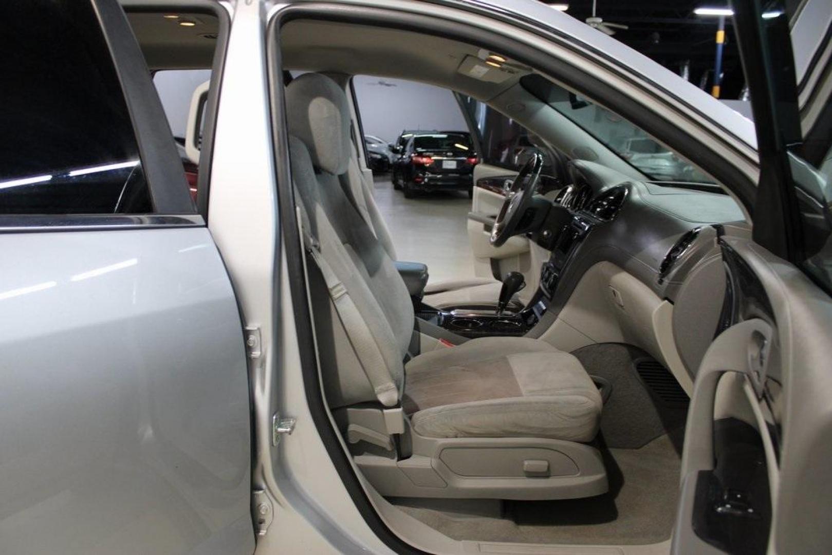 2016 Quicksilver Metallic /Light Titanium Buick Enclave Convenience Group (5GAKRAKD2GJ) with an 3.6L V6 SIDI VVT engine, Automatic transmission, located at 15300 Midway Rd., Addison, TX, 75001, (972) 702-0011, 32.958321, -96.838074 - Introducing the 2016 Buick Enclave Convenience Group, now available at Midway Auto Group in Addison, Texas. This midsize luxury SUV offers a spacious interior, smooth performance, and a suite of modern features, making it an excellent choice for families and individuals seeking comfort and versatili - Photo#14