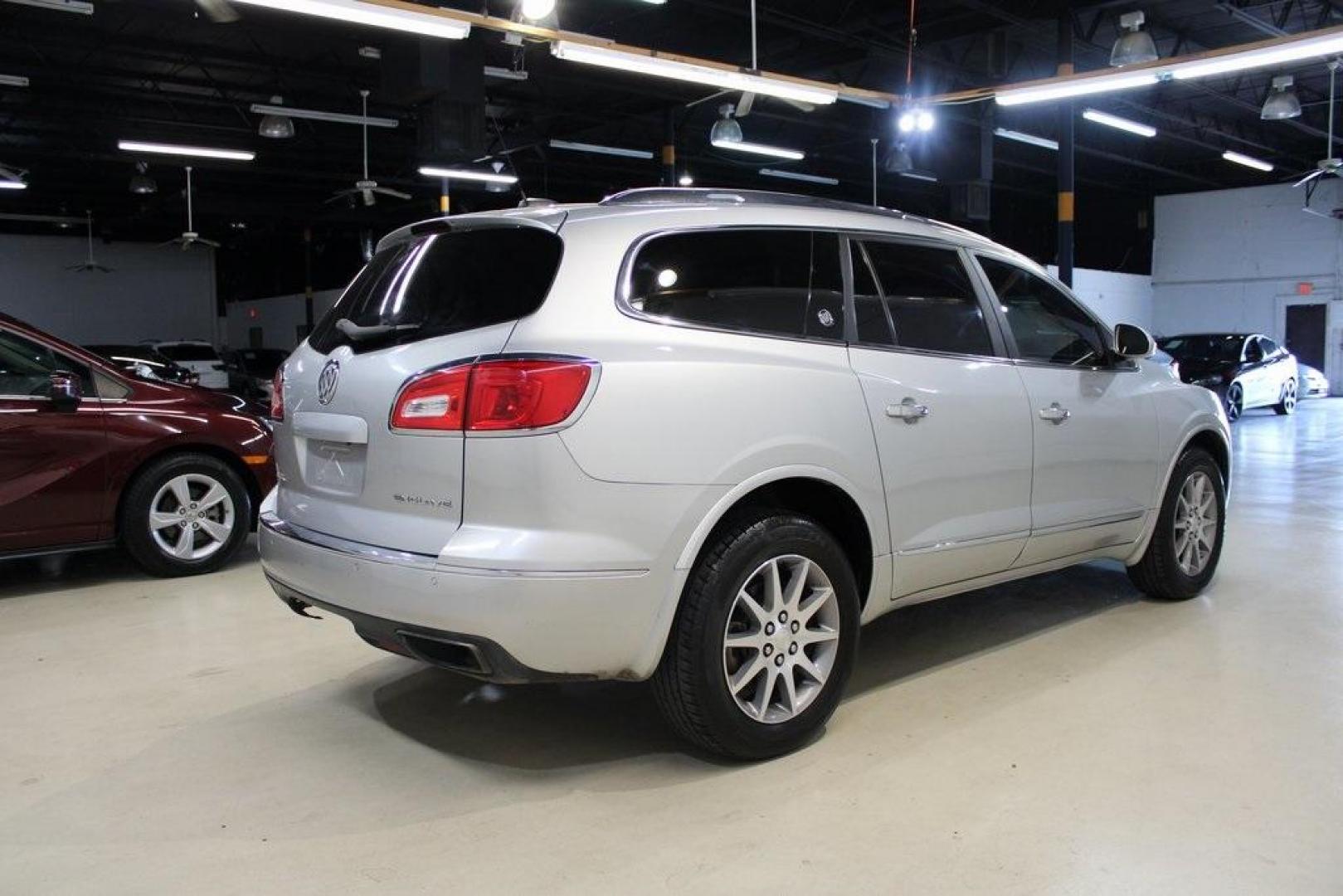 2016 Quicksilver Metallic /Light Titanium Buick Enclave Convenience Group (5GAKRAKD2GJ) with an 3.6L V6 SIDI VVT engine, Automatic transmission, located at 15300 Midway Rd., Addison, TX, 75001, (972) 702-0011, 32.958321, -96.838074 - Introducing the 2016 Buick Enclave Convenience Group, now available at Midway Auto Group in Addison, Texas. This midsize luxury SUV offers a spacious interior, smooth performance, and a suite of modern features, making it an excellent choice for families and individuals seeking comfort and versatili - Photo#2