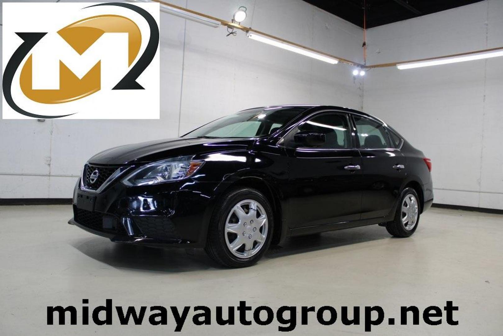 2018 Super Black /Charcoal Nissan Sentra S (3N1AB7AP6JY) with an 1.8L 4-Cylinder DOHC 16V engine, CVT transmission, located at 15300 Midway Rd., Addison, TX, 75001, (972) 702-0011, 32.958321, -96.838074 - Photo#0