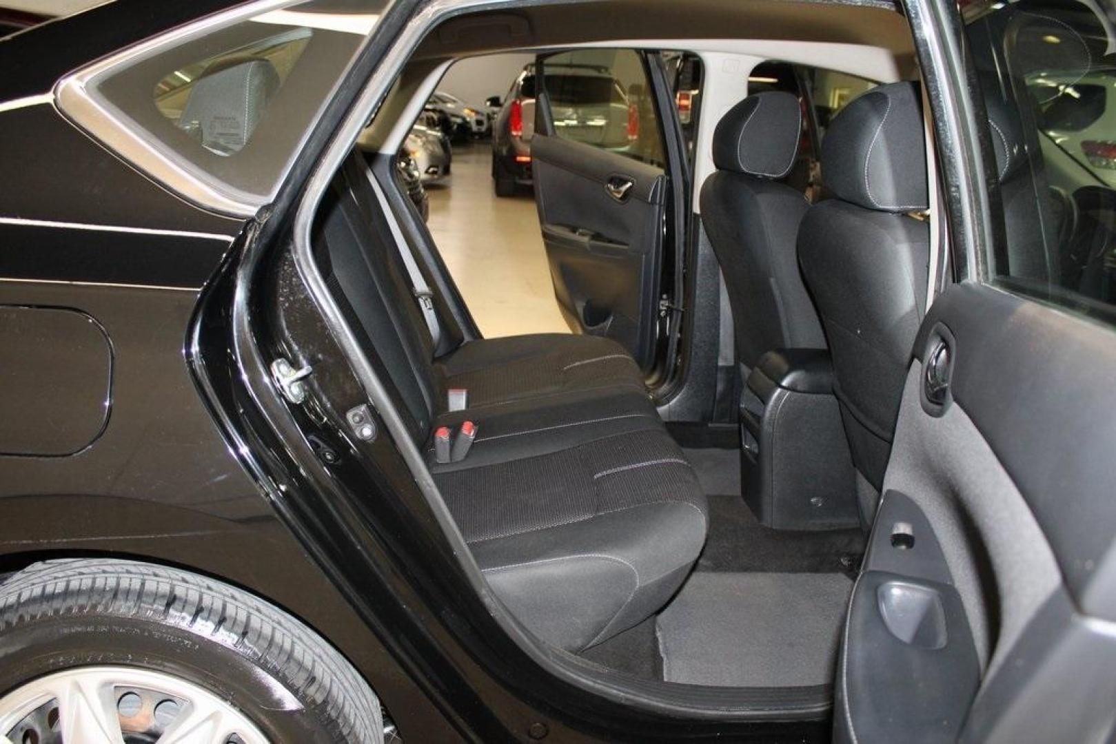 2018 Super Black /Charcoal Nissan Sentra S (3N1AB7AP6JY) with an 1.8L 4-Cylinder DOHC 16V engine, CVT transmission, located at 15300 Midway Rd., Addison, TX, 75001, (972) 702-0011, 32.958321, -96.838074 - Photo#14