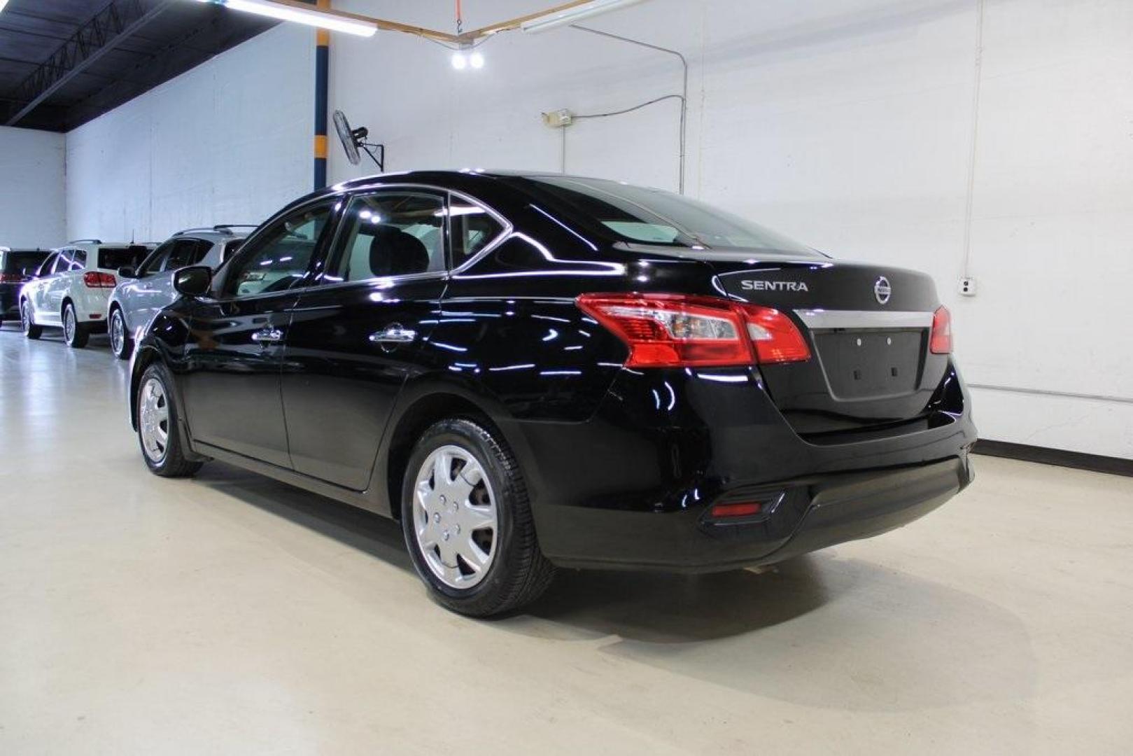 2018 Super Black /Charcoal Nissan Sentra S (3N1AB7AP6JY) with an 1.8L 4-Cylinder DOHC 16V engine, CVT transmission, located at 15300 Midway Rd., Addison, TX, 75001, (972) 702-0011, 32.958321, -96.838074 - Photo#3