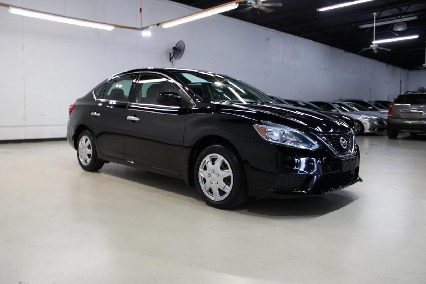2018 Super Black /Charcoal Nissan Sentra S (3N1AB7AP6JY) with an 1.8L 4-Cylinder DOHC 16V engine, CVT transmission, located at 15300 Midway Rd., Addison, TX, 75001, (972) 702-0011, 32.958321, -96.838074 - Photo#6