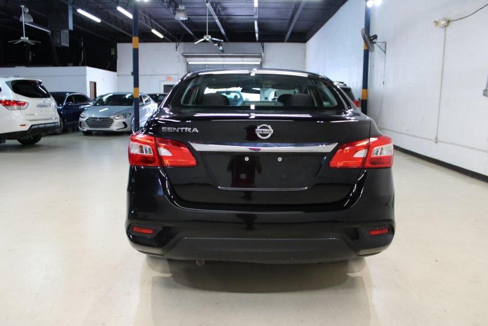 2018 Super Black /Charcoal Nissan Sentra S (3N1AB7AP6JY) with an 1.8L 4-Cylinder DOHC 16V engine, CVT transmission, located at 15300 Midway Rd., Addison, TX, 75001, (972) 702-0011, 32.958321, -96.838074 - Photo#7