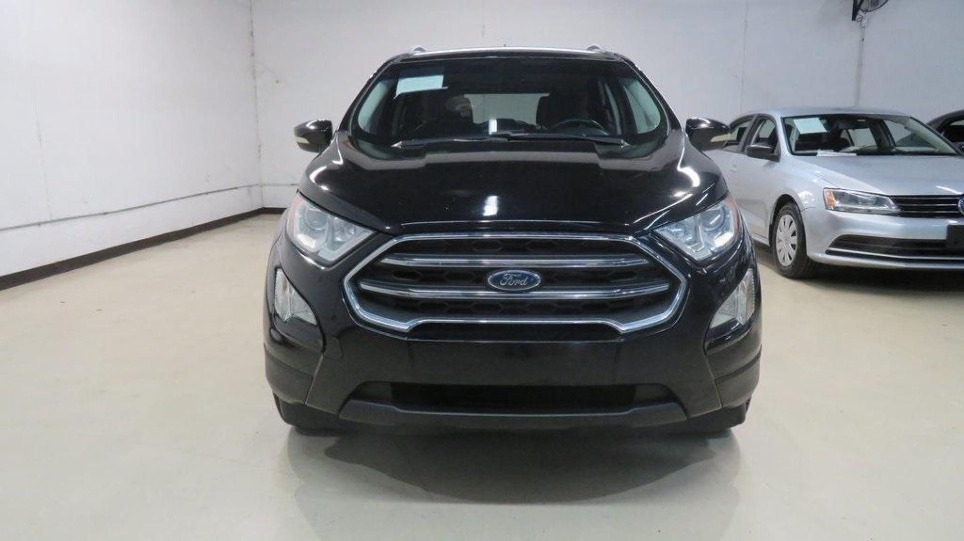 2018 Shadow Black /Black Ford EcoSport Titanium (MAJ3P1VE7JC) with an EcoBoost 1.0L I3 GTDi DOHC Turbocharged VCT engine, Automatic transmission, located at 15300 Midway Rd., Addison, TX, 75001, (972) 702-0011, 32.958321, -96.838074 - Photo#5