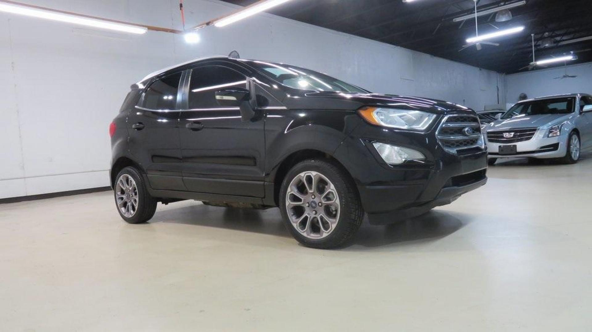 2018 Shadow Black /Black Ford EcoSport Titanium (MAJ3P1VE7JC) with an EcoBoost 1.0L I3 GTDi DOHC Turbocharged VCT engine, Automatic transmission, located at 15300 Midway Rd., Addison, TX, 75001, (972) 702-0011, 32.958321, -96.838074 - Photo#6
