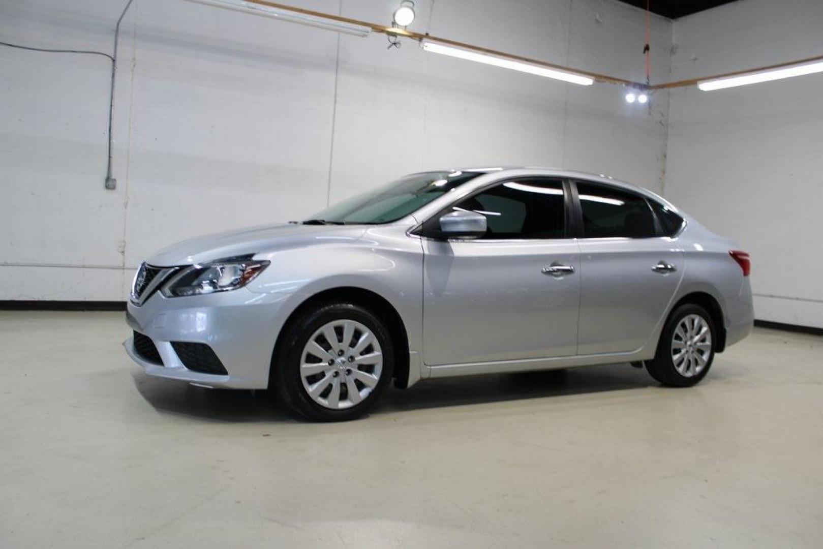 2017 Brilliant Silver Metallic /Charcoal Nissan Sentra S (3N1AB7AP3HY) with an 1.8L 4-Cylinder DOHC 16V engine, CVT transmission, located at 15300 Midway Rd., Addison, TX, 75001, (972) 702-0011, 32.958321, -96.838074 - Photo#4