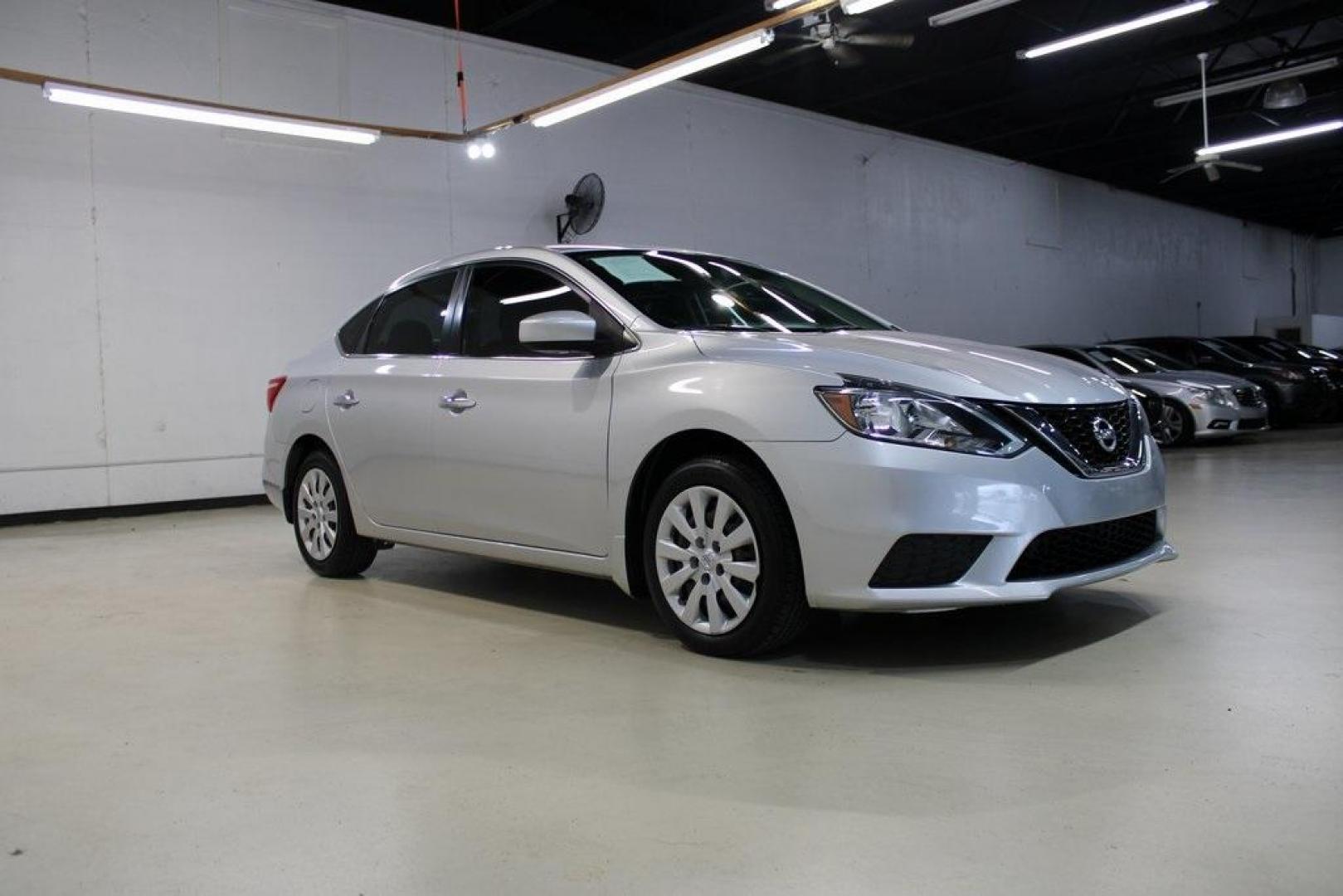 2017 Brilliant Silver Metallic /Charcoal Nissan Sentra S (3N1AB7AP3HY) with an 1.8L 4-Cylinder DOHC 16V engine, CVT transmission, located at 15300 Midway Rd., Addison, TX, 75001, (972) 702-0011, 32.958321, -96.838074 - Photo#6