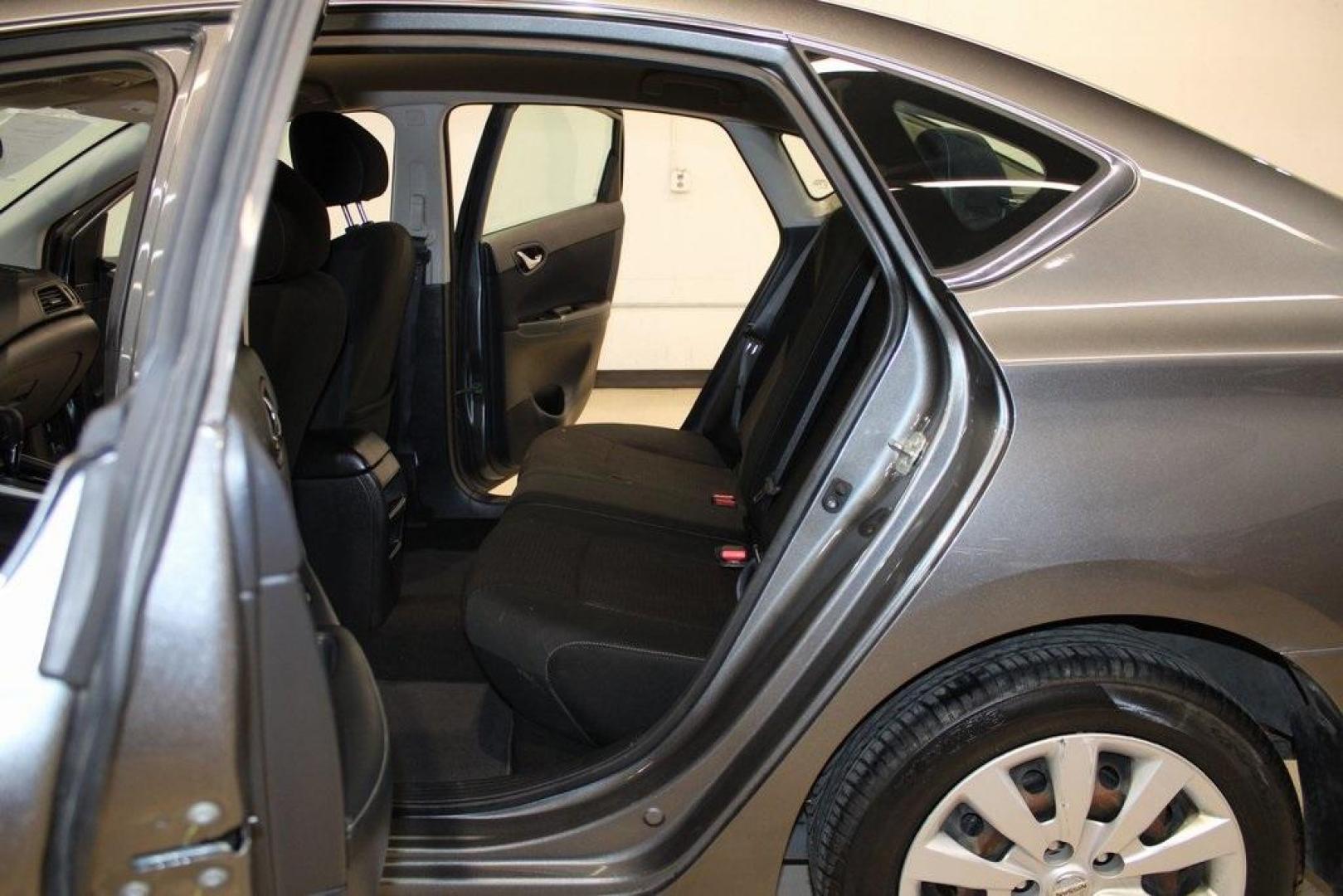 2019 Gun Metallic /Charcoal Nissan Sentra S (3N1AB7AP3KY) with an 1.8L 4-Cylinder DOHC 16V engine, CVT transmission, located at 15300 Midway Rd., Addison, TX, 75001, (972) 702-0011, 32.958321, -96.838074 - Photo#14