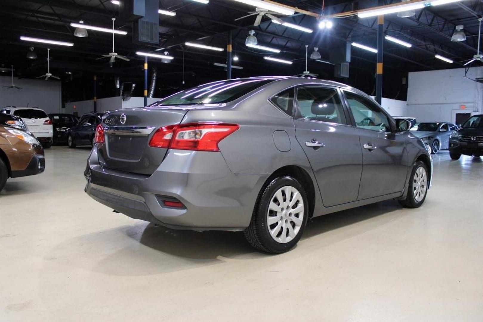 2019 Gun Metallic /Charcoal Nissan Sentra S (3N1AB7AP3KY) with an 1.8L 4-Cylinder DOHC 16V engine, CVT transmission, located at 15300 Midway Rd., Addison, TX, 75001, (972) 702-0011, 32.958321, -96.838074 - Photo#2