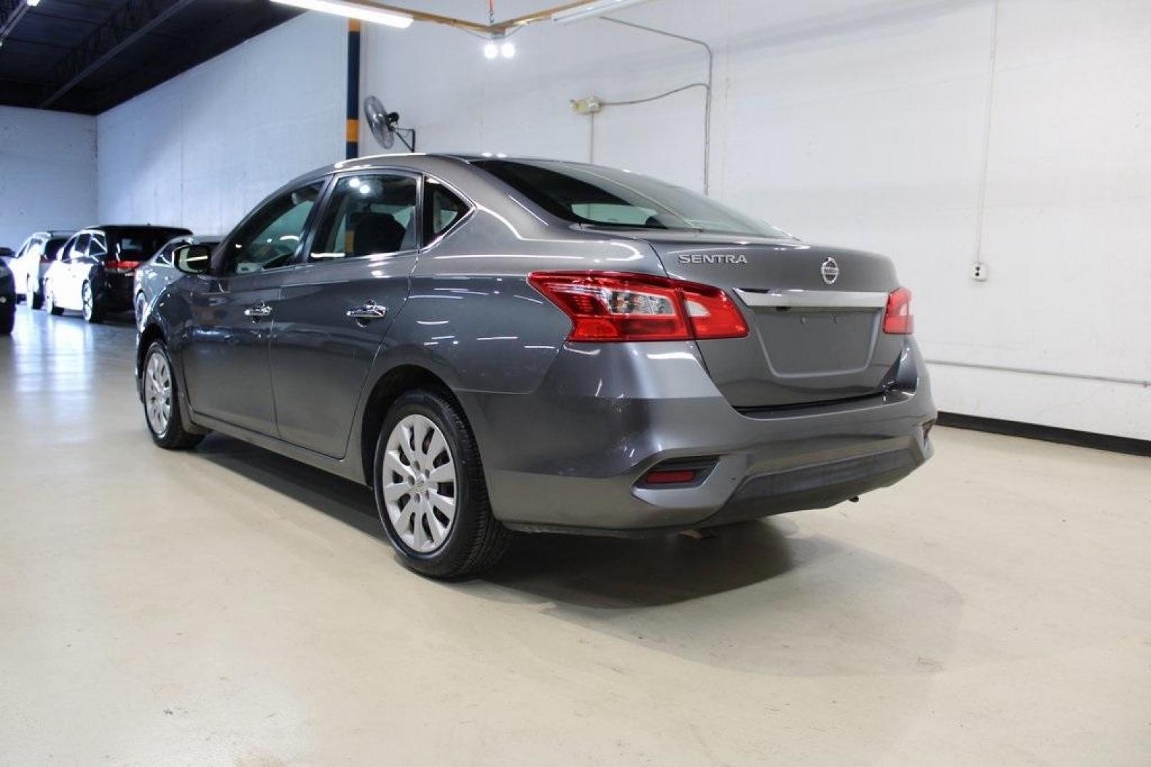 2019 Gun Metallic /Charcoal Nissan Sentra S (3N1AB7AP3KY) with an 1.8L 4-Cylinder DOHC 16V engine, CVT transmission, located at 15300 Midway Rd., Addison, TX, 75001, (972) 702-0011, 32.958321, -96.838074 - Photo#3