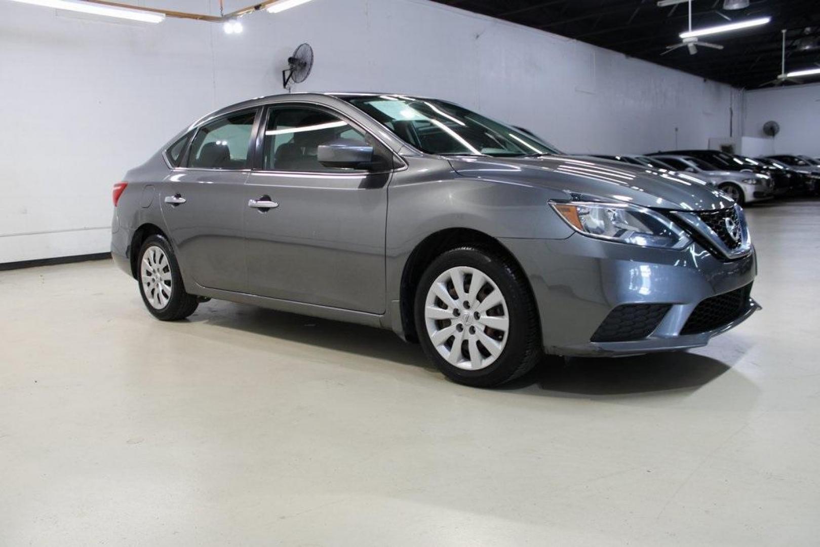 2019 Gun Metallic /Charcoal Nissan Sentra S (3N1AB7AP3KY) with an 1.8L 4-Cylinder DOHC 16V engine, CVT transmission, located at 15300 Midway Rd., Addison, TX, 75001, (972) 702-0011, 32.958321, -96.838074 - Photo#6