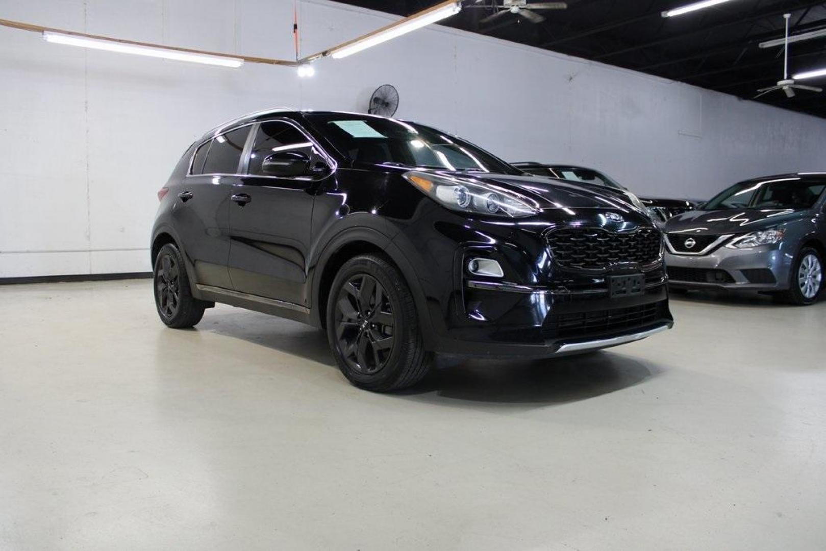 2020 Black Cherry Pearl /Black Kia Sportage S (KNDP63AC0L7) with an 2.4L I4 DGI DOHC 16V engine, Automatic transmission, located at 15300 Midway Rd., Addison, TX, 75001, (972) 702-0011, 32.958321, -96.838074 - Photo#1