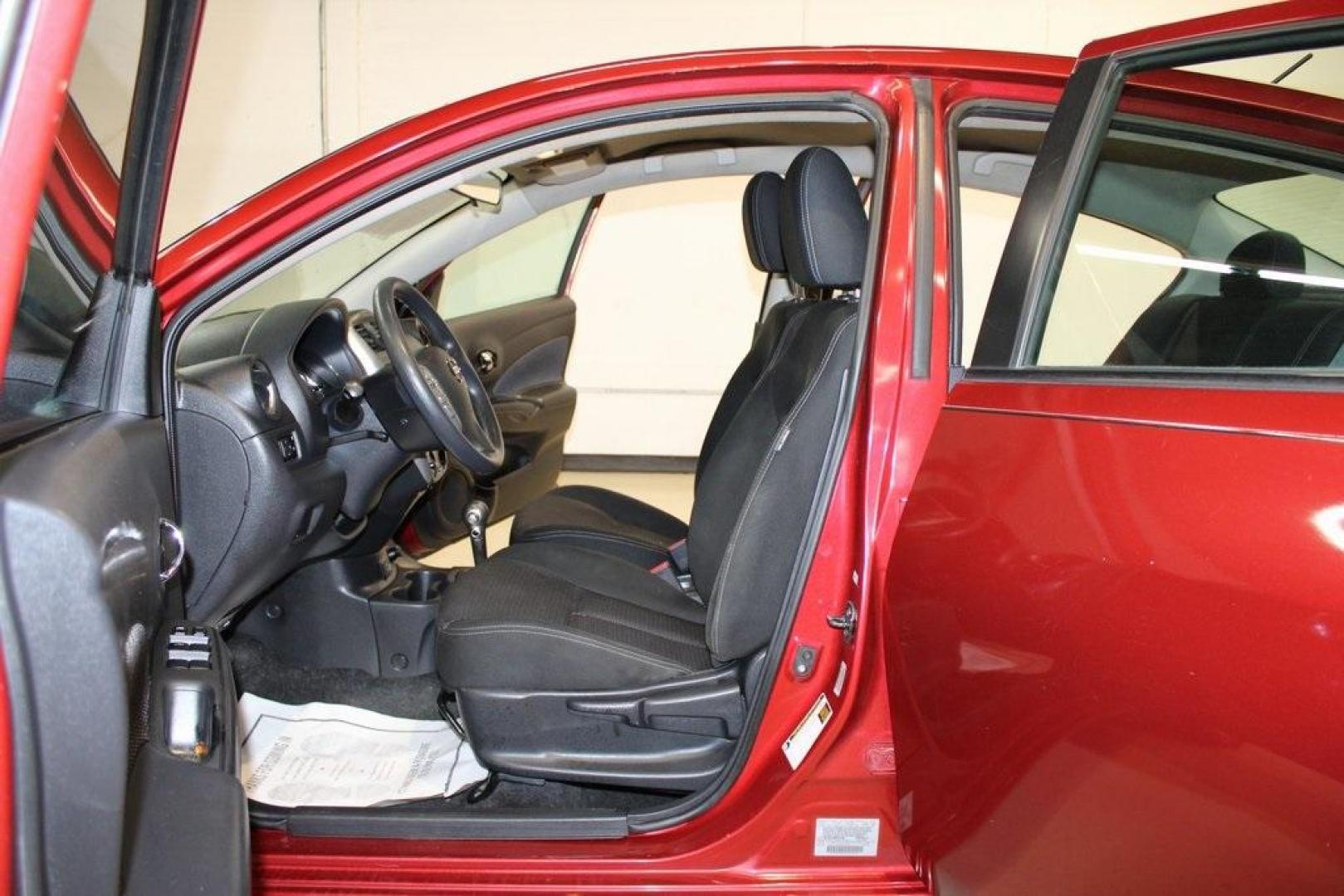 2019 Cayenne Red Metallic /Charcoal Nissan Versa 1.6 SV (3N1CN7AP8KL) with an 1.6L 4-Cylinder DOHC 16V engine, CVT transmission, located at 15300 Midway Rd., Addison, TX, 75001, (972) 702-0011, 32.958321, -96.838074 - Photo#12