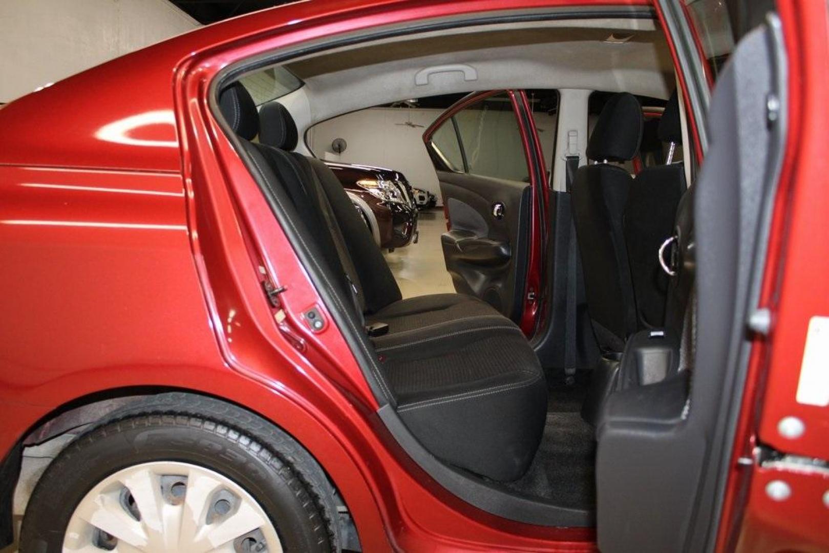 2019 Cayenne Red Metallic /Charcoal Nissan Versa 1.6 SV (3N1CN7AP8KL) with an 1.6L 4-Cylinder DOHC 16V engine, CVT transmission, located at 15300 Midway Rd., Addison, TX, 75001, (972) 702-0011, 32.958321, -96.838074 - Photo#15
