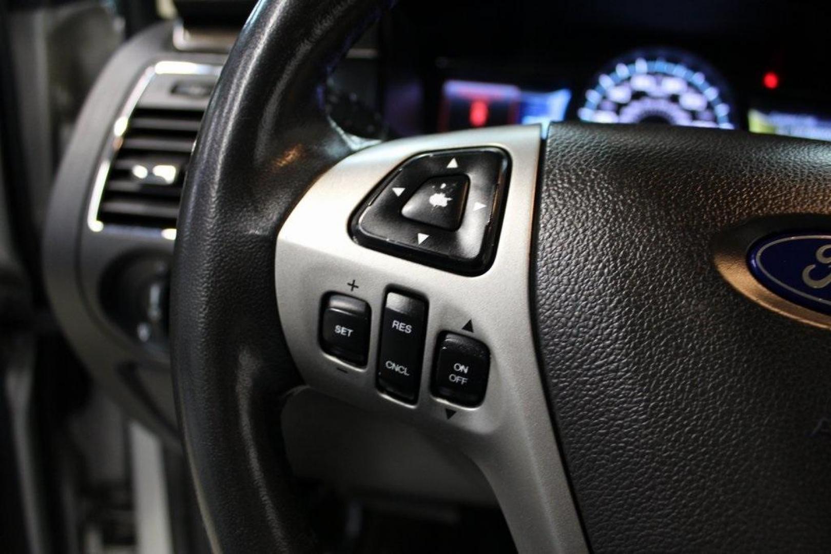2013 Ingot Silver /Charcoal Black Ford Flex SEL (2FMGK5C83DB) with an 3.5L V6 Ti-VCT engine, Automatic transmission, located at 15300 Midway Rd., Addison, TX, 75001, (972) 702-0011, 32.958321, -96.838074 - HOME OF THE NO HAGGLE PRICE - WHOLESALE PRICES TO THE PUBLIC!! Flex SEL, 4D Sport Utility, 3.5L V6 Ti-VCT, 6-Speed Automatic with Select-Shift, FWD, Silver, Charcoal Black Cloth.<br><br>Silver 2013 Ford Flex SEL<br><br><br>Awards:<br> * 2013 IIHS Top Safety Pick * 2013 KBB.com Brand Image Awards< - Photo#22