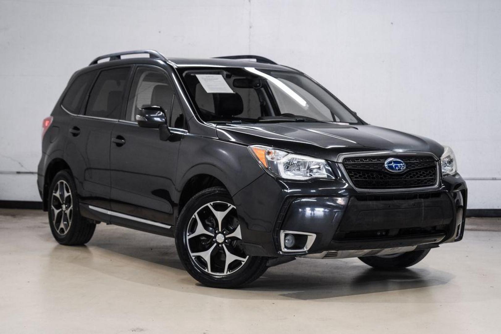 2016 Dark Gray Metallic /Black Subaru Forester 2.0XT Touring (JF2SJGXC6GH) with an 2.0L 4-Cylinder DOHC 16V Turbocharged Intercooled engine, CVT transmission, located at 15300 Midway Rd., Addison, TX, 75001, (972) 702-0011, 32.958321, -96.838074 - Photo#6