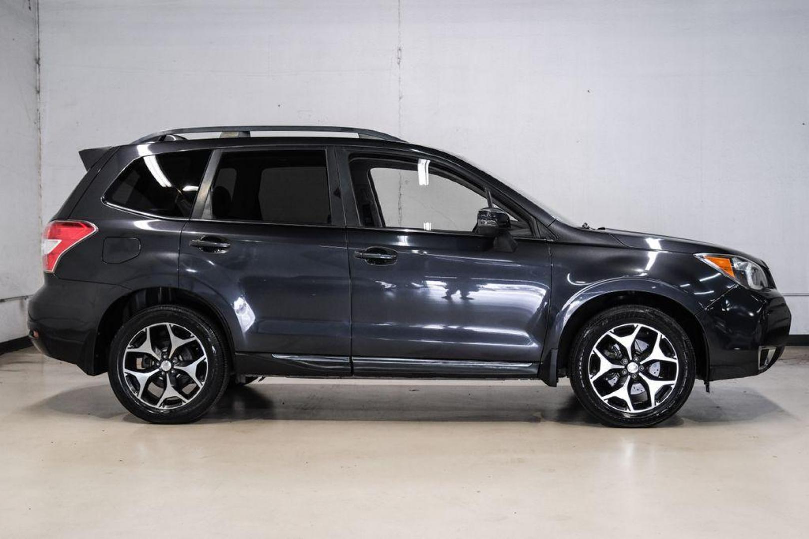 2016 Dark Gray Metallic /Black Subaru Forester 2.0XT Touring (JF2SJGXC6GH) with an 2.0L 4-Cylinder DOHC 16V Turbocharged Intercooled engine, CVT transmission, located at 15300 Midway Rd., Addison, TX, 75001, (972) 702-0011, 32.958321, -96.838074 - Photo#7