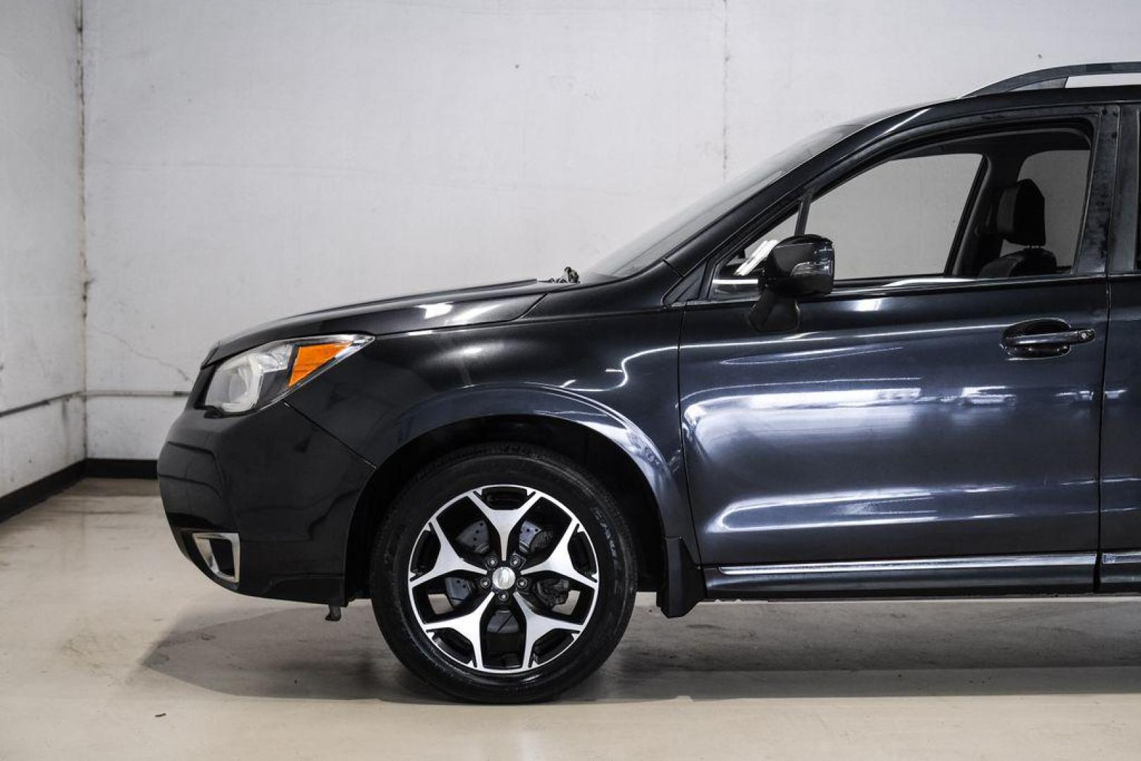 2016 Dark Gray Metallic /Black Subaru Forester 2.0XT Touring (JF2SJGXC6GH) with an 2.0L 4-Cylinder DOHC 16V Turbocharged Intercooled engine, CVT transmission, located at 15300 Midway Rd., Addison, TX, 75001, (972) 702-0011, 32.958321, -96.838074 - Photo#12