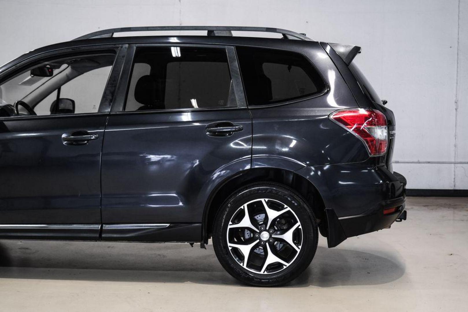 2016 Dark Gray Metallic /Black Subaru Forester 2.0XT Touring (JF2SJGXC6GH) with an 2.0L 4-Cylinder DOHC 16V Turbocharged Intercooled engine, CVT transmission, located at 15300 Midway Rd., Addison, TX, 75001, (972) 702-0011, 32.958321, -96.838074 - Photo#13