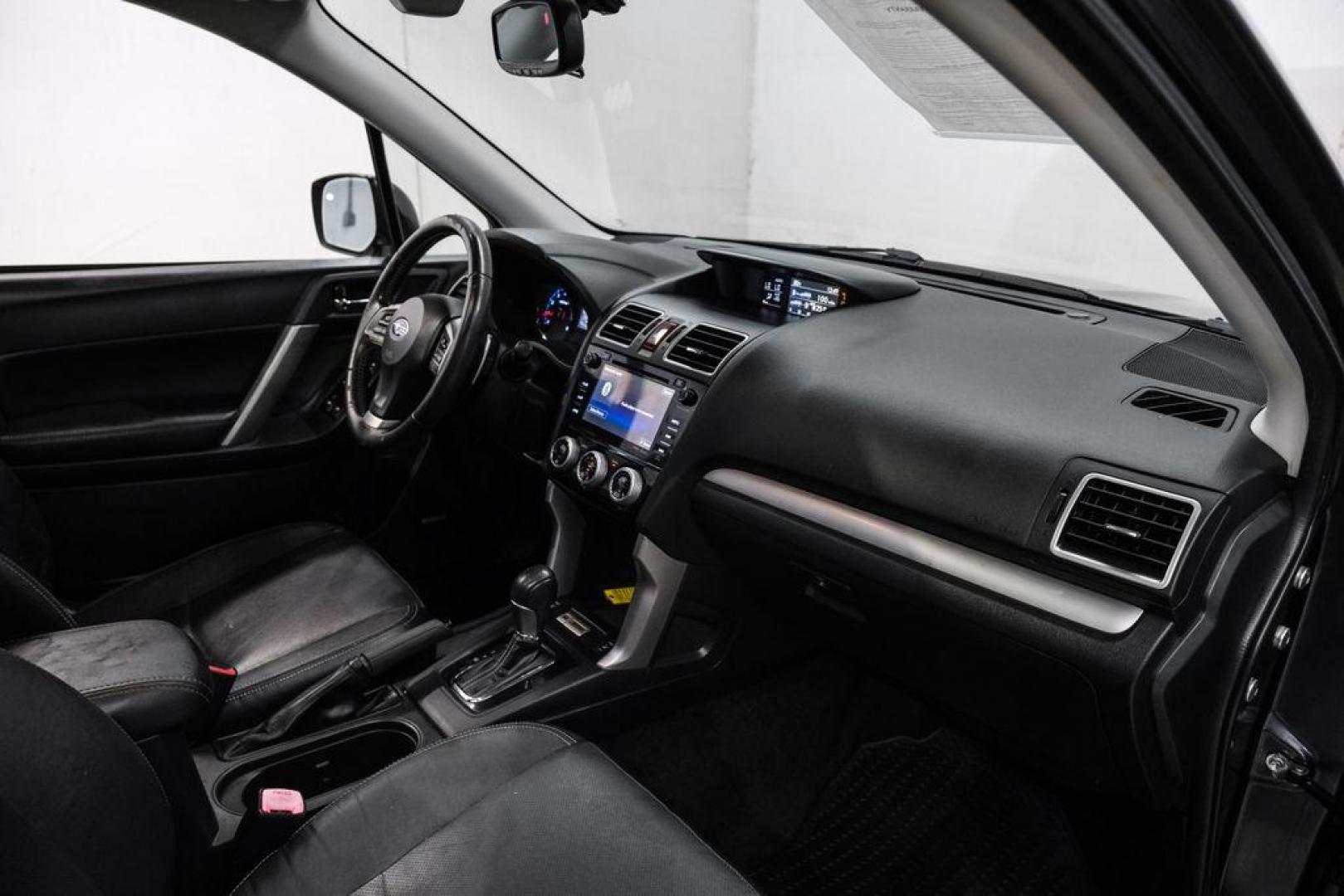 2016 Dark Gray Metallic /Black Subaru Forester 2.0XT Touring (JF2SJGXC6GH) with an 2.0L 4-Cylinder DOHC 16V Turbocharged Intercooled engine, CVT transmission, located at 15300 Midway Rd., Addison, TX, 75001, (972) 702-0011, 32.958321, -96.838074 - Photo#14