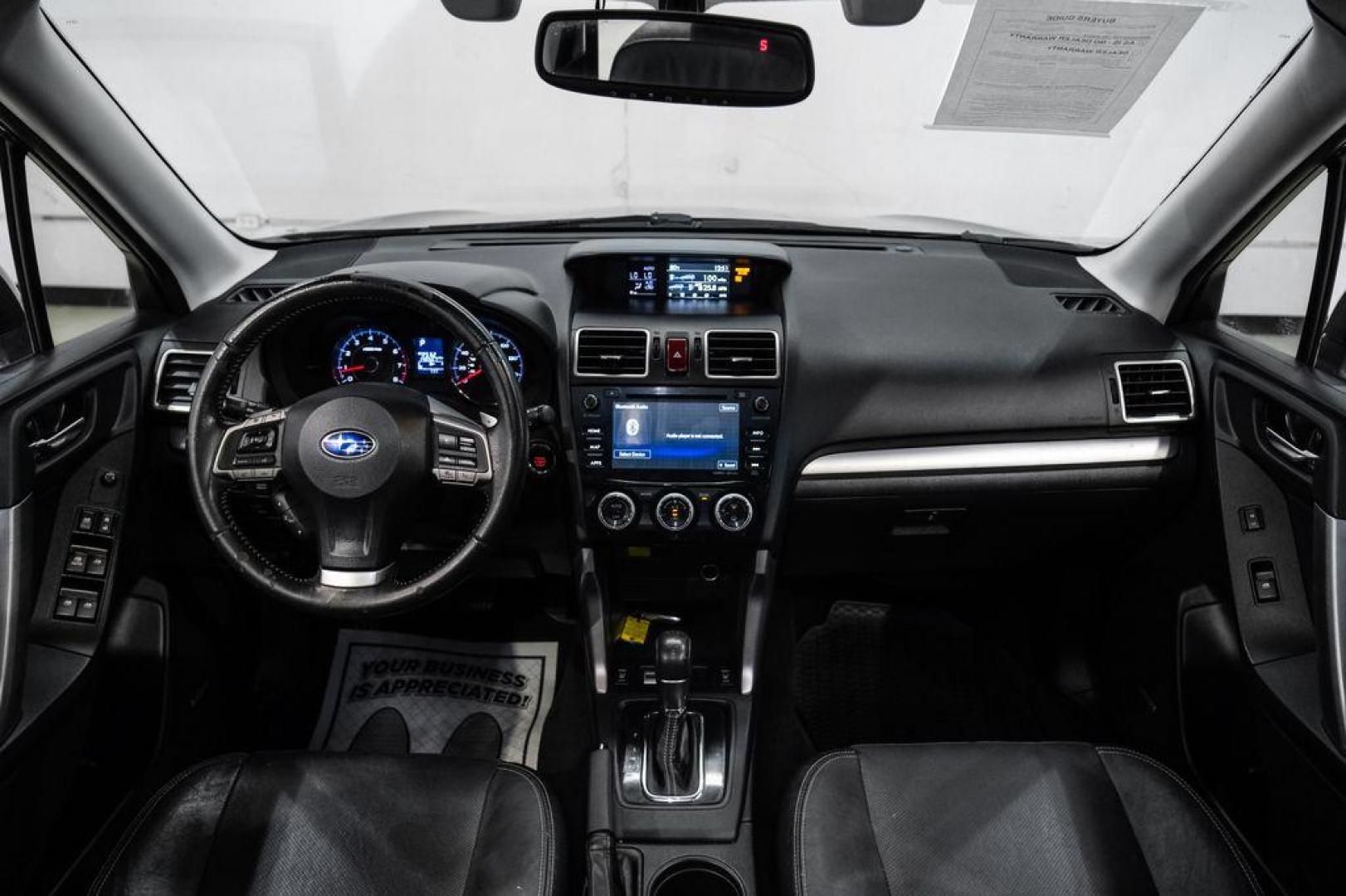 2016 Dark Gray Metallic /Black Subaru Forester 2.0XT Touring (JF2SJGXC6GH) with an 2.0L 4-Cylinder DOHC 16V Turbocharged Intercooled engine, CVT transmission, located at 15300 Midway Rd., Addison, TX, 75001, (972) 702-0011, 32.958321, -96.838074 - Photo#15