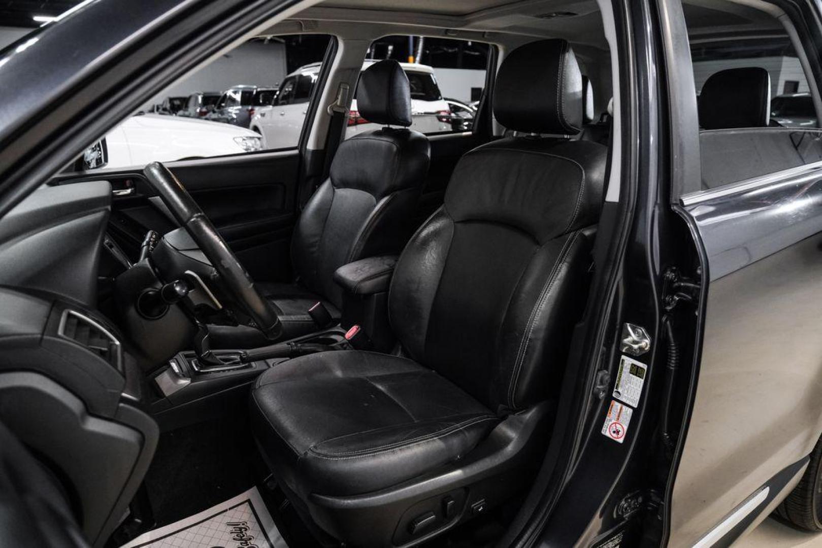 2016 Dark Gray Metallic /Black Subaru Forester 2.0XT Touring (JF2SJGXC6GH) with an 2.0L 4-Cylinder DOHC 16V Turbocharged Intercooled engine, CVT transmission, located at 15300 Midway Rd., Addison, TX, 75001, (972) 702-0011, 32.958321, -96.838074 - Photo#28