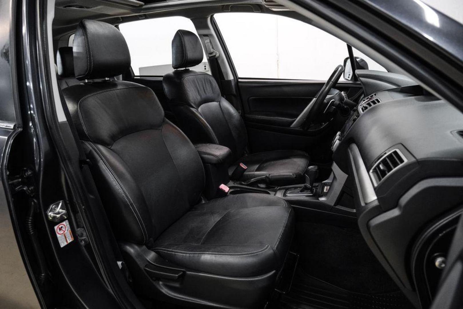 2016 Dark Gray Metallic /Black Subaru Forester 2.0XT Touring (JF2SJGXC6GH) with an 2.0L 4-Cylinder DOHC 16V Turbocharged Intercooled engine, CVT transmission, located at 15300 Midway Rd., Addison, TX, 75001, (972) 702-0011, 32.958321, -96.838074 - Photo#31