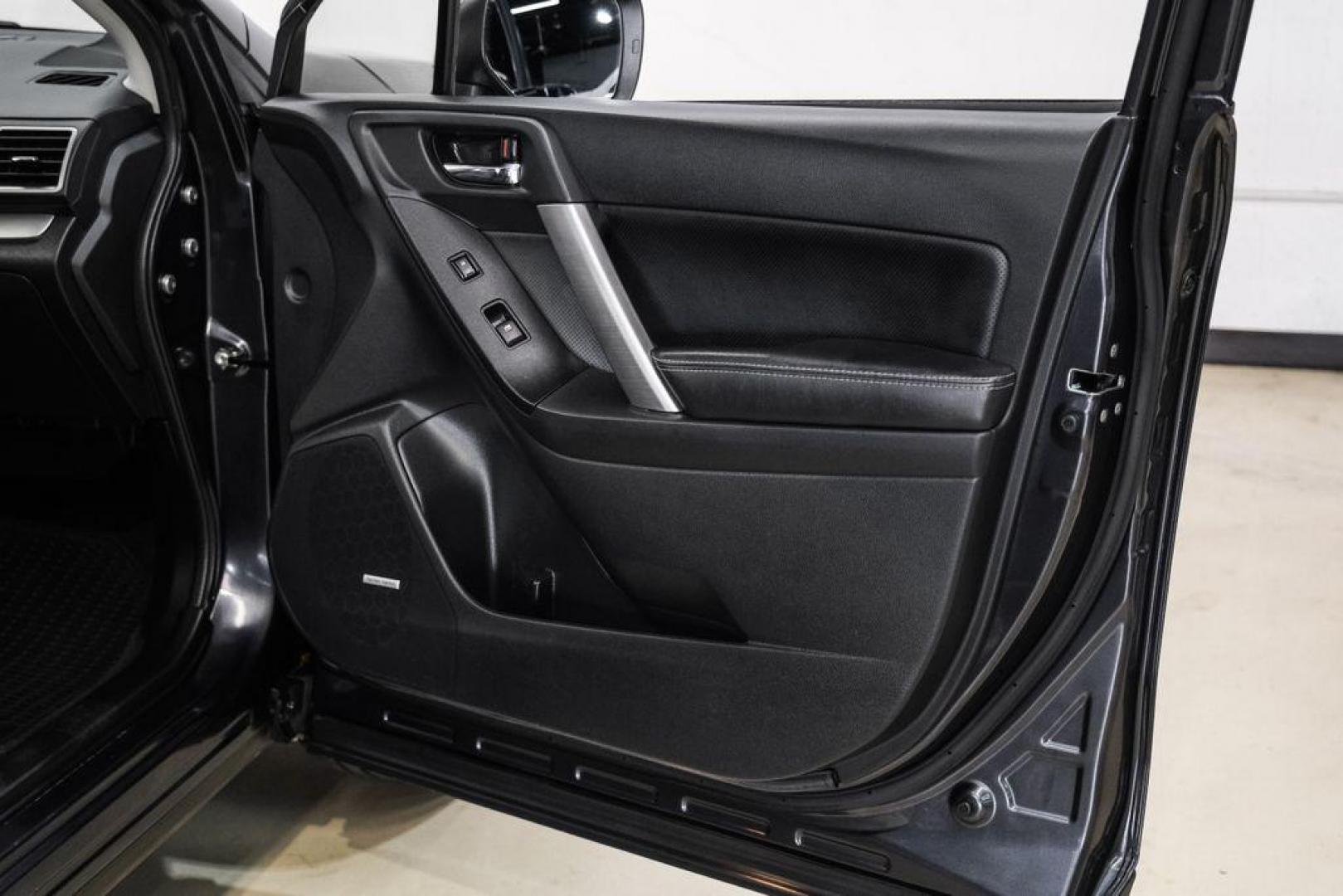 2016 Dark Gray Metallic /Black Subaru Forester 2.0XT Touring (JF2SJGXC6GH) with an 2.0L 4-Cylinder DOHC 16V Turbocharged Intercooled engine, CVT transmission, located at 15300 Midway Rd., Addison, TX, 75001, (972) 702-0011, 32.958321, -96.838074 - Photo#43