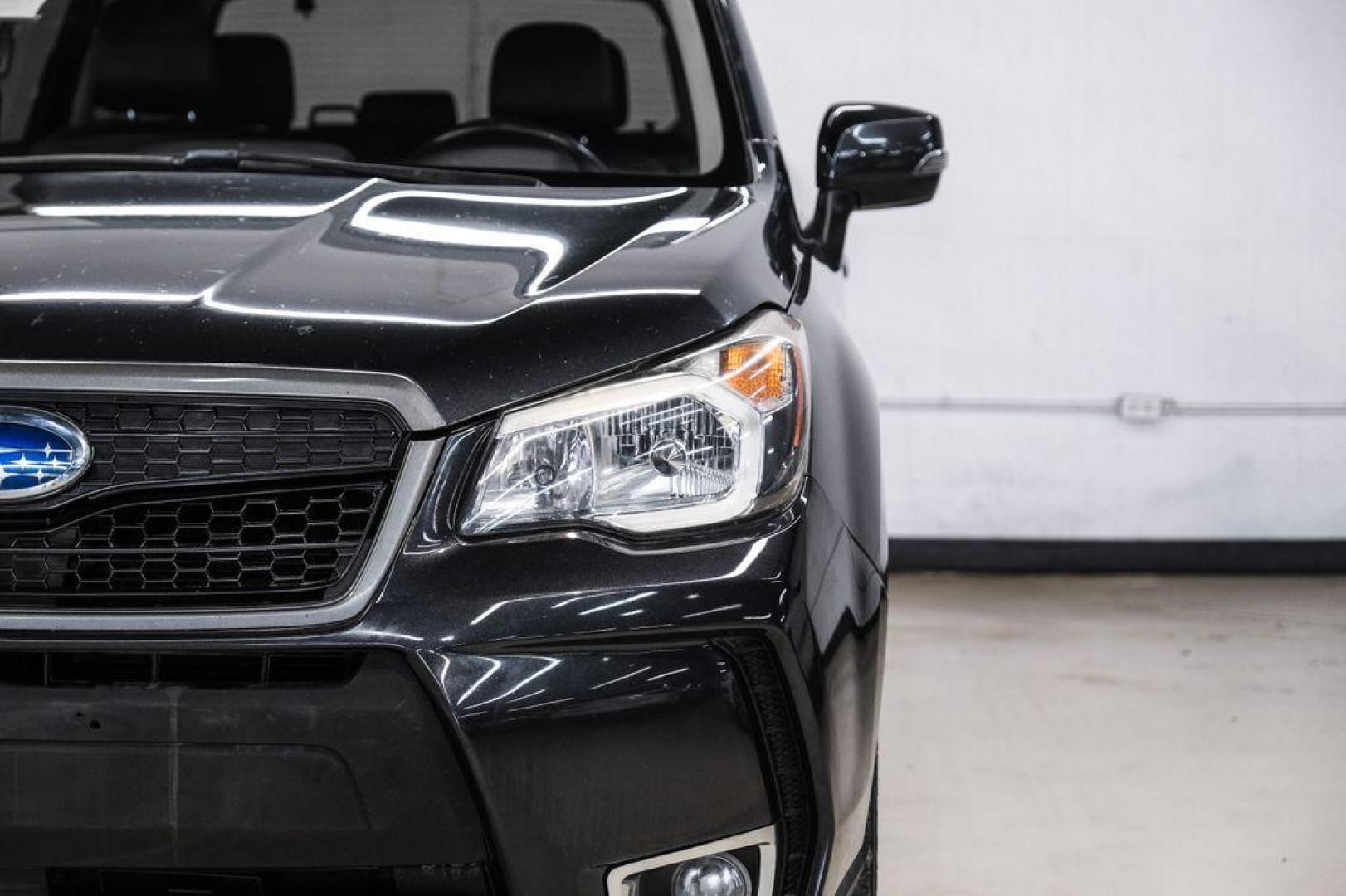 2016 Dark Gray Metallic /Black Subaru Forester 2.0XT Touring (JF2SJGXC6GH) with an 2.0L 4-Cylinder DOHC 16V Turbocharged Intercooled engine, CVT transmission, located at 15300 Midway Rd., Addison, TX, 75001, (972) 702-0011, 32.958321, -96.838074 - Photo#46