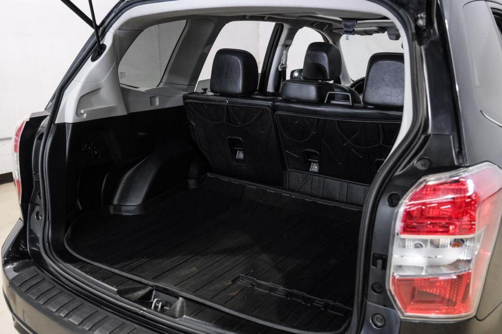 2016 Dark Gray Metallic /Black Subaru Forester 2.0XT Touring (JF2SJGXC6GH) with an 2.0L 4-Cylinder DOHC 16V Turbocharged Intercooled engine, CVT transmission, located at 15300 Midway Rd., Addison, TX, 75001, (972) 702-0011, 32.958321, -96.838074 - Photo#48