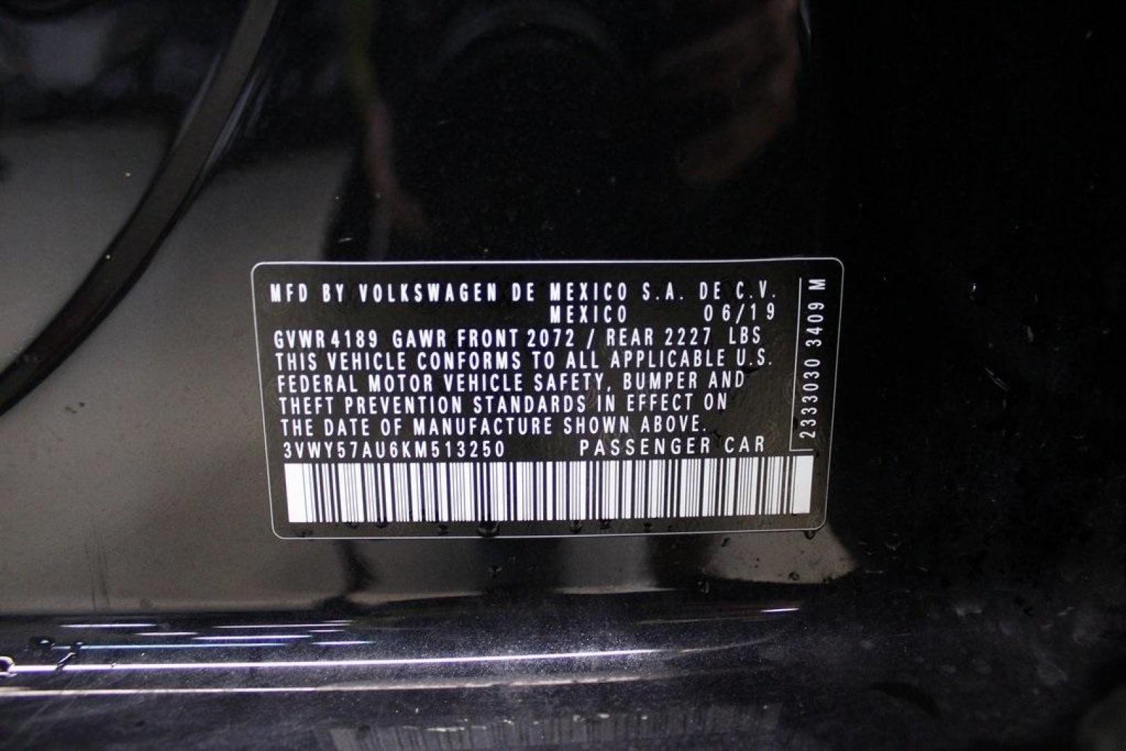 2019 Deep Black Pearl Volkswagen Golf SportWagen SE (3VWY57AU6KM) with an 1.4L TSI engine, Automatic transmission, located at 15300 Midway Rd., Addison, TX, 75001, (972) 702-0011, 32.958321, -96.838074 - Photo#25