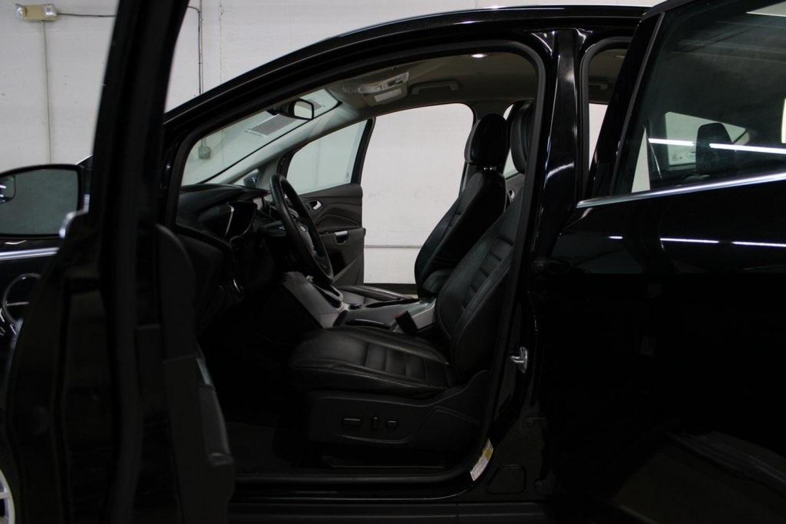 2015 Tuxedo Black /Black Ford C-Max Energi SEL (1FADP5CU7FL) with an I4 Hybrid engine, CVT transmission, located at 15300 Midway Rd., Addison, TX, 75001, (972) 702-0011, 32.958321, -96.838074 - Photo#14